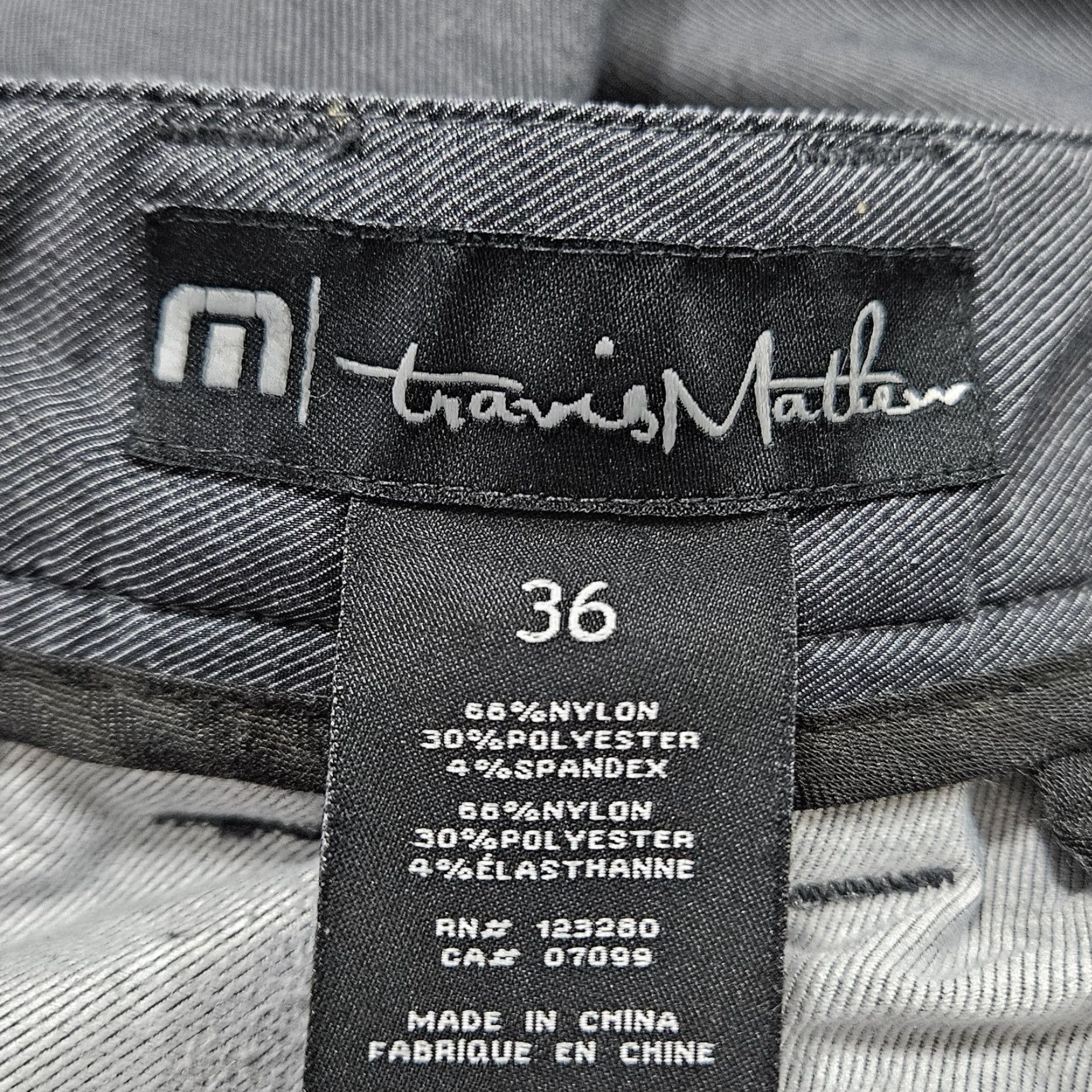 TravisMathew Travis Mathew Grey Casual Lightweight Stretch Golf Shorts 36 Men Adult 36 Inseam 10.5 Size US 36 / EU 52 - 3 Thumbnail
