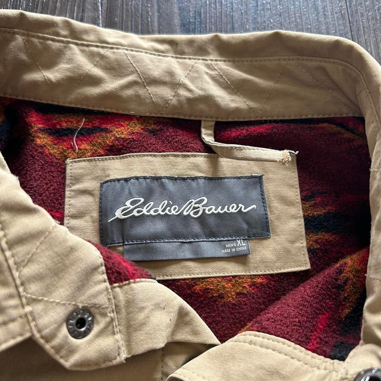 Eddie Bauer Eddie Bauer Fleece Lined Jacket Size US XL / EU 56 / 4 - 3 Thumbnail