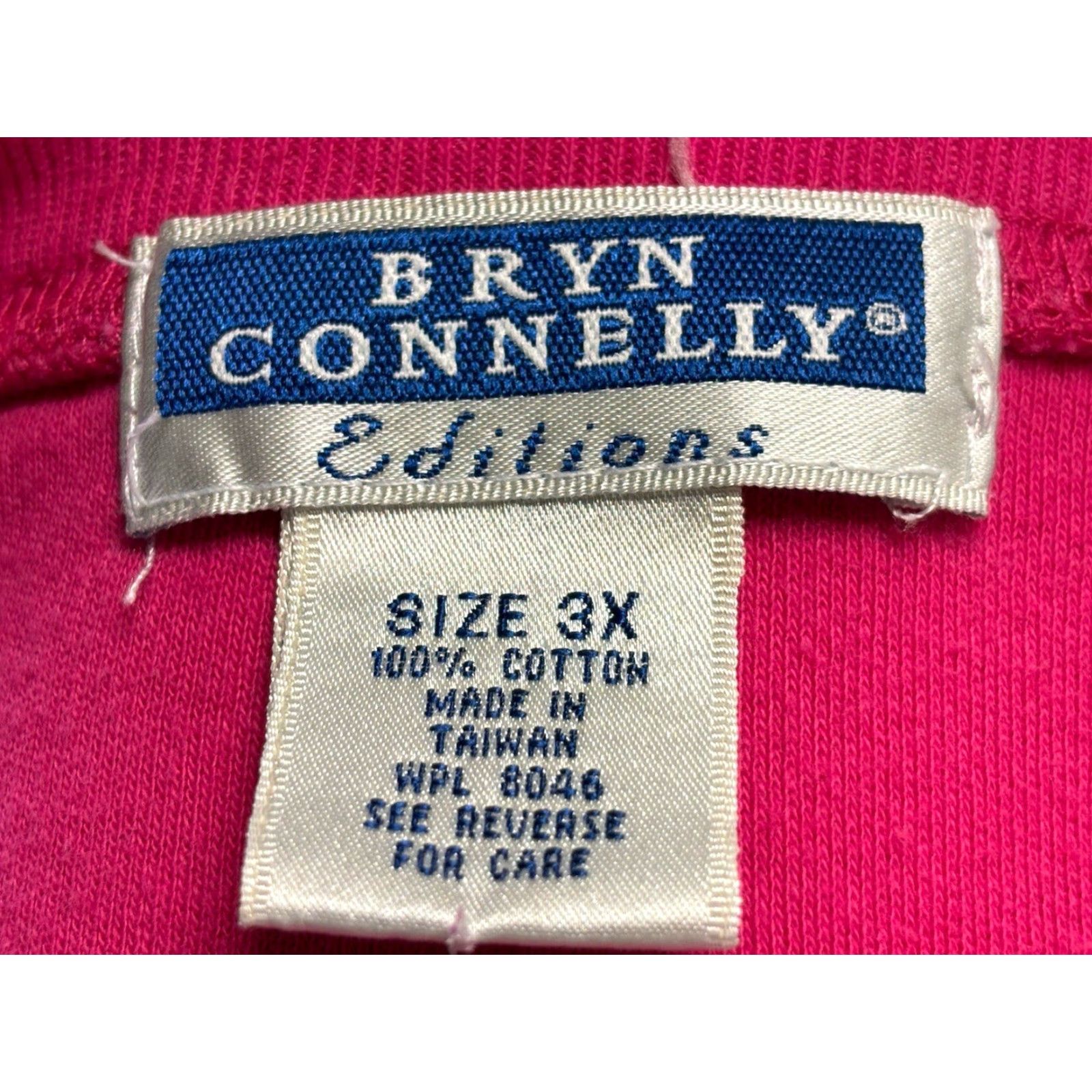 Vintage VINTAGE Bryn Connelly Midi Dress Shirt Dress 3X Plus Pink Tie Back Pockets Comfort Womens Size XXL / US 16-18 / IT 52-54 - 6 Thumbnail