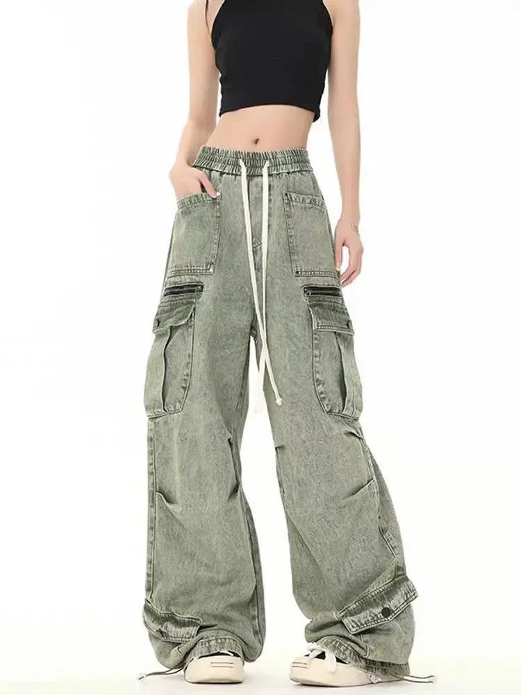 Japanese Brand Workwear large pockets vintage washed casual pants Size US 32 / EU 48 - 3 Thumbnail