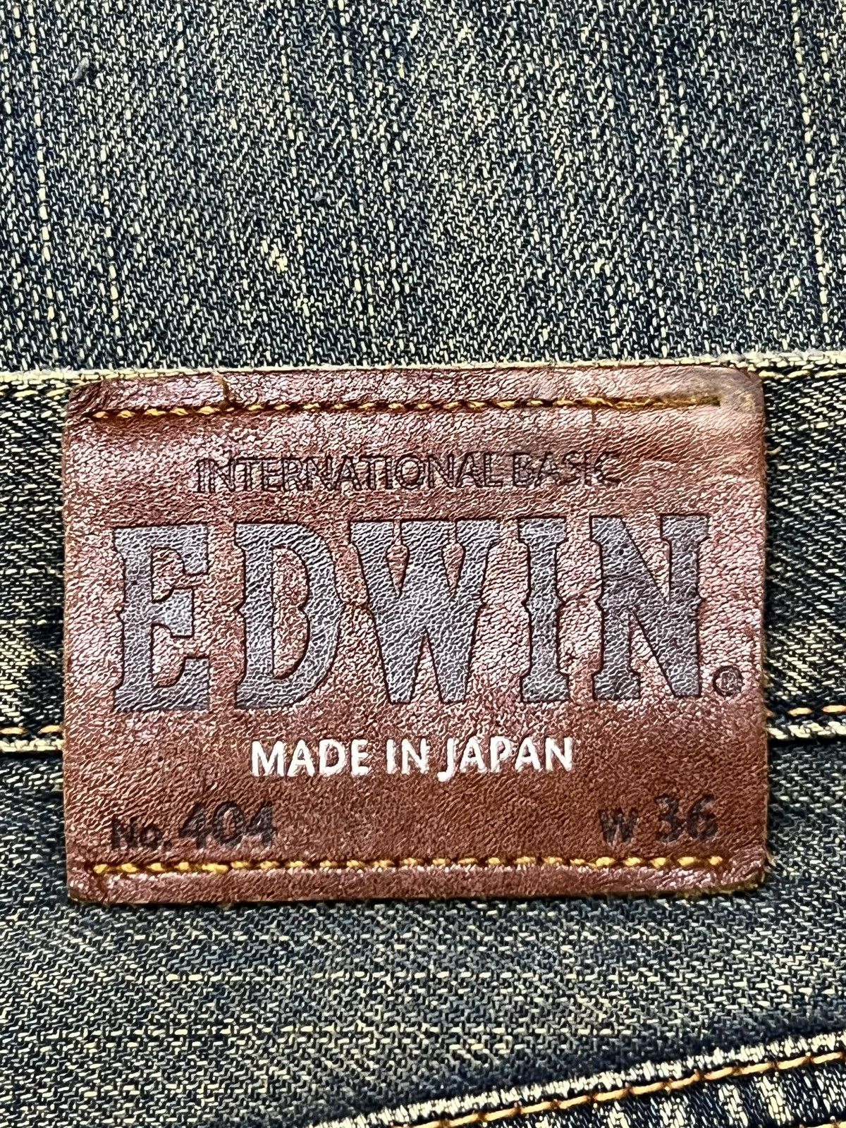 Edwin Baggy Vintage Edwin 404 Japan - Faded Mud Wash Jeans Size US 37 - 11 Thumbnail