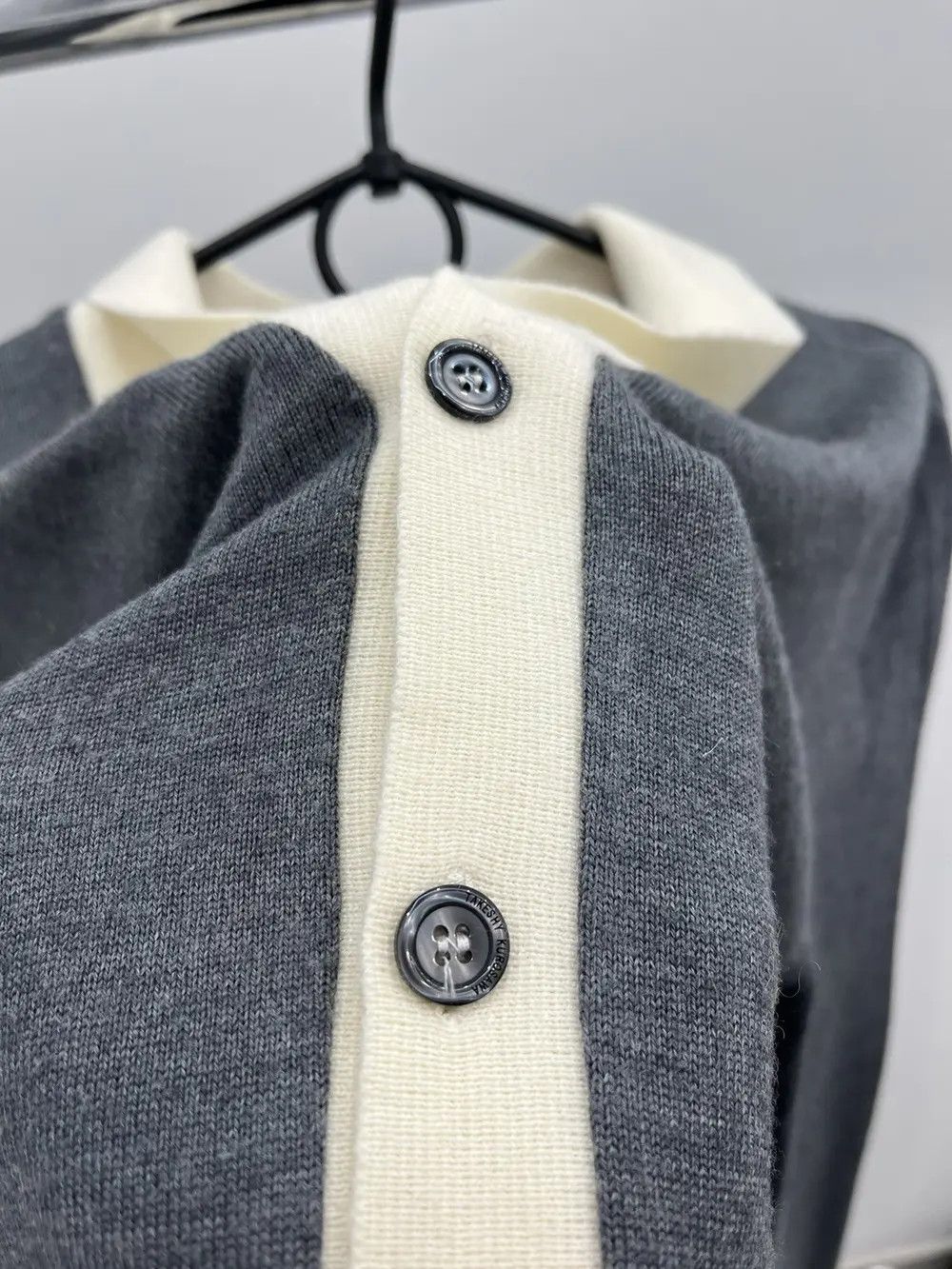 Takeshy Kurosawa Takeshy Kurosawa Merino Wool Cardigan Sweater Size US XL / EU 56 / 4 - 3 Thumbnail