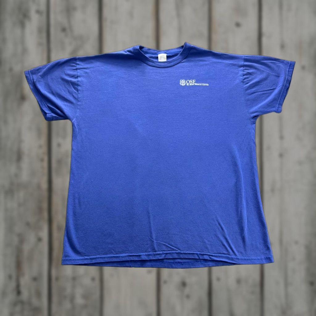 Pro Player Pro Player Shirt Mens XL Blue Graphic Tee St Mary Medical Center 100 Mile Club Size US XL / EU 56 / 4 - 1 Thumbnail