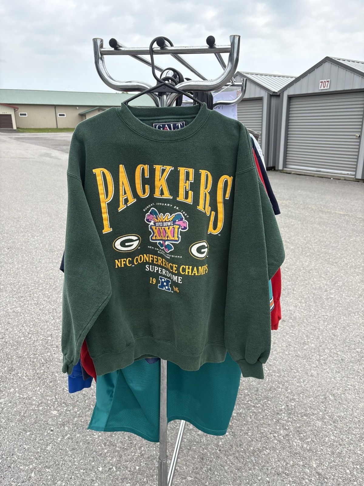 1996 Green Bay Packers NFC Champions Crewneck Sweatshirt