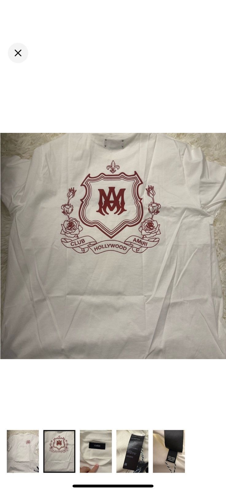 Amiri Red and white amiri tee Size US XXL / EU 58 / 5 - 2 Thumbnail