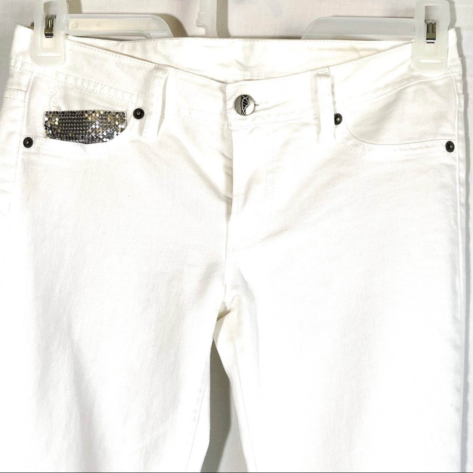 Genetic Denim The Shane sequin pocket | Size 27 (4) | Skinny Jeans white Size 27" / US 4 / IT 40 - 3 Thumbnail