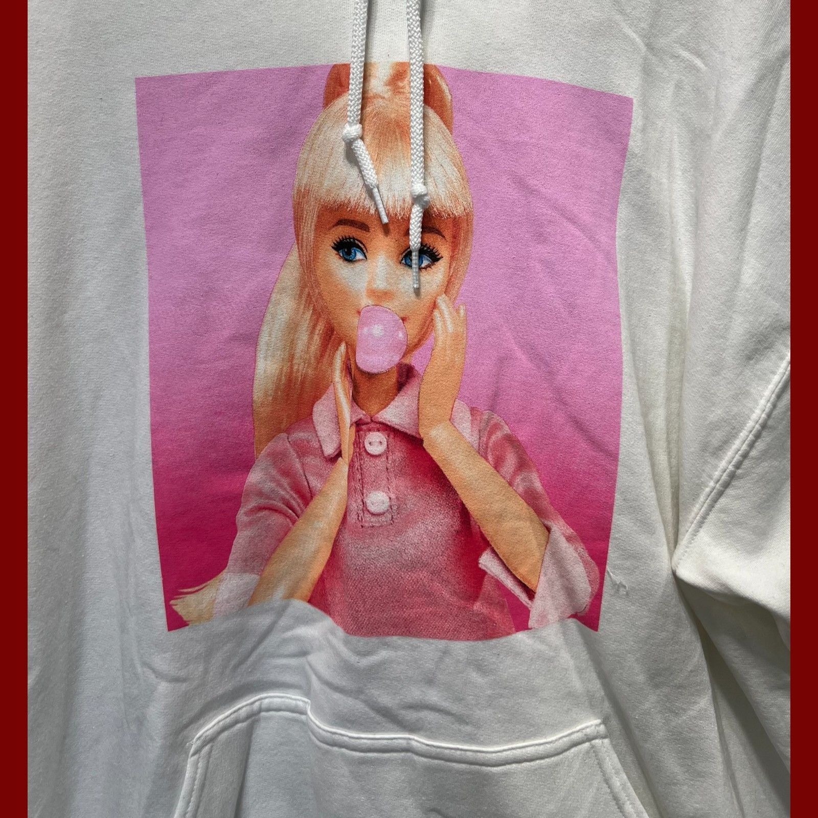 Other Mattel - Barbie - Women's Long Sleeve Hooded Sweatshirt - Wh Size XL / US 12-14 / IT 48-50 - 10 Thumbnail