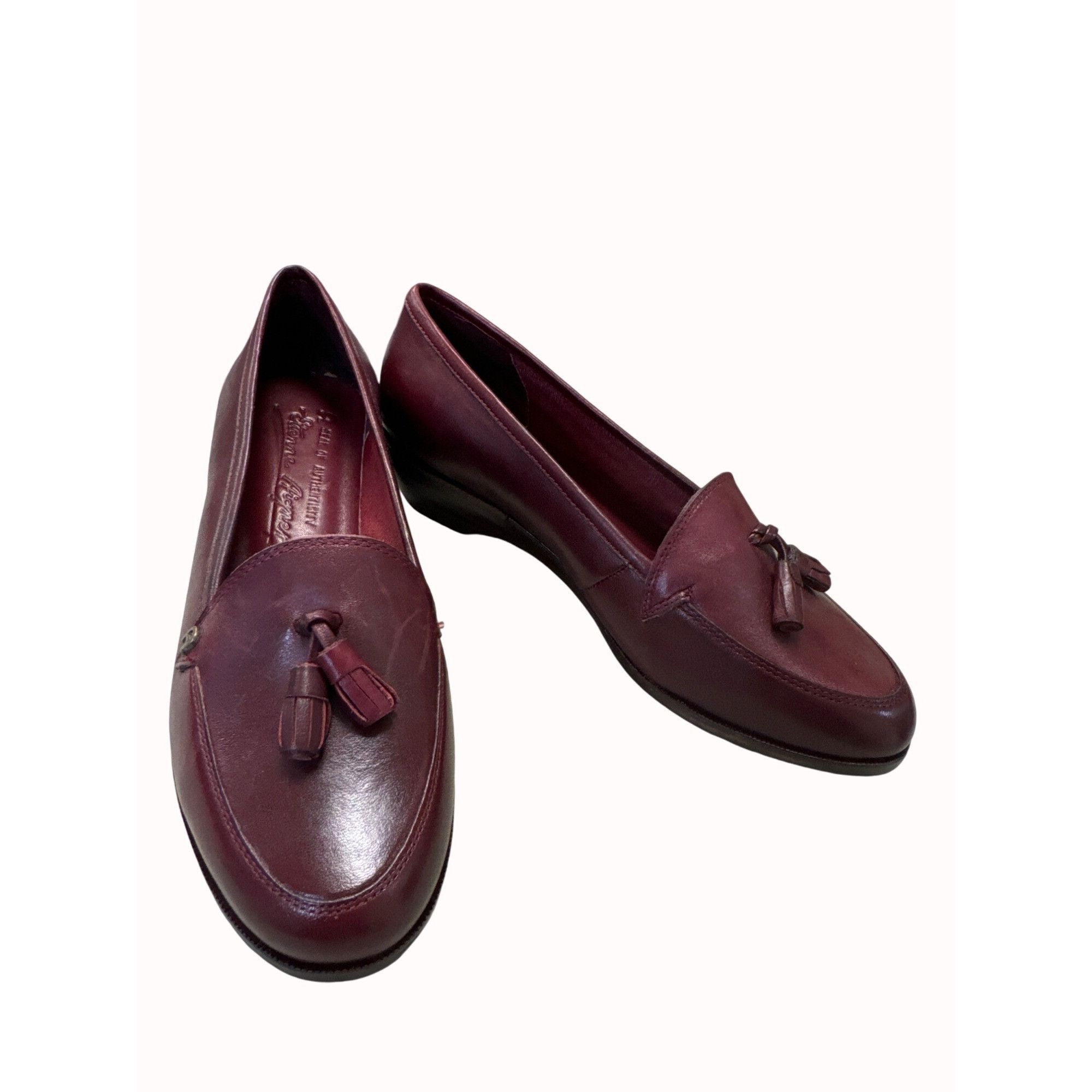 Etienne Aigner Etienne Aigner women’s red wine penny loafer shoes size 5.5M Size US 5.5 / IT 35.5 - 9 Thumbnail