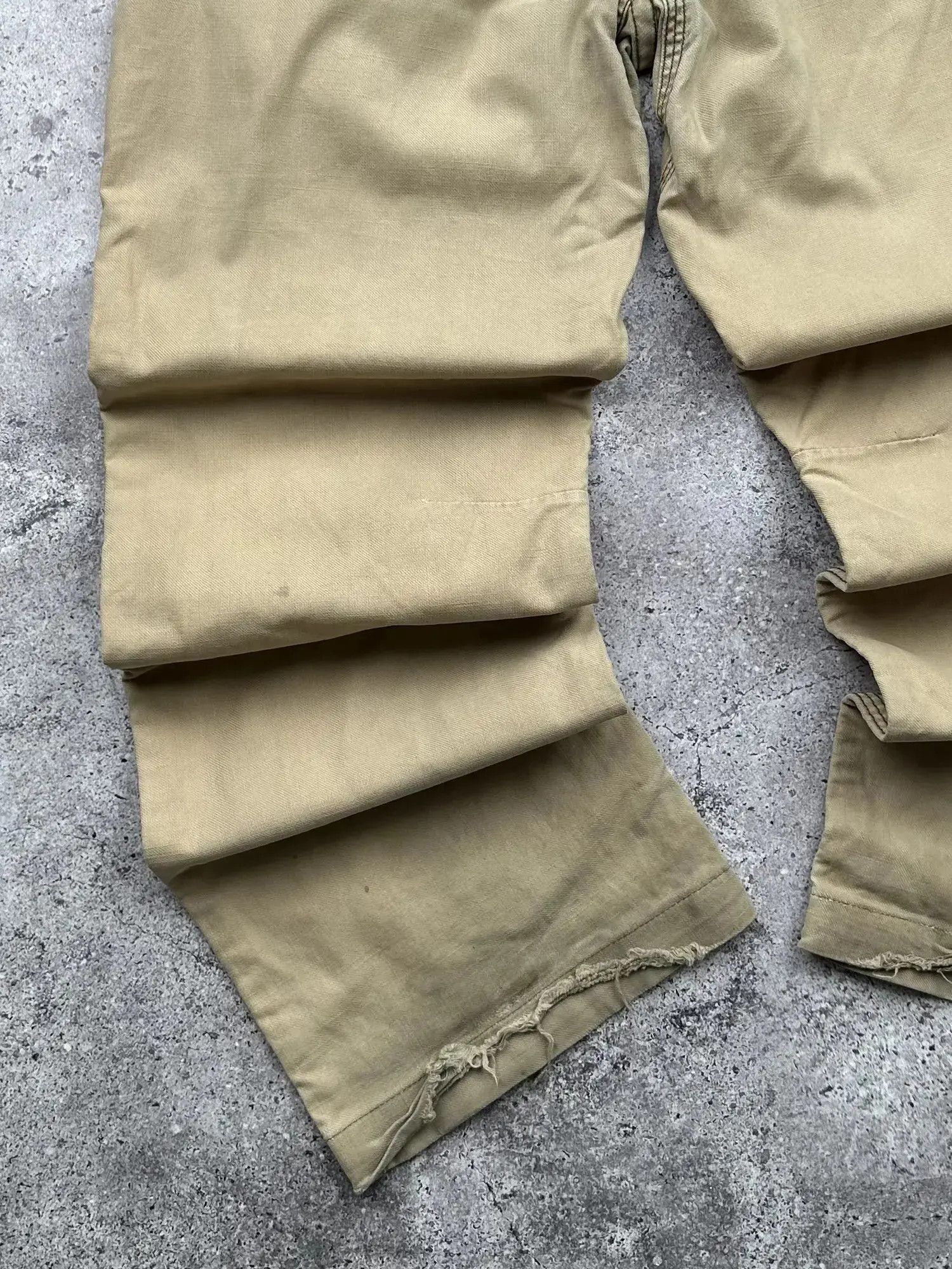 Vintage Vintage Belt Thrashed Wide Pants C627(V468) Size US 33 - 11 Thumbnail
