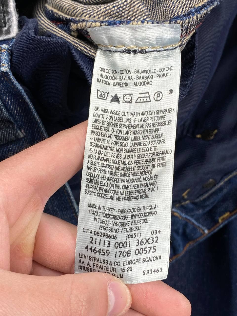 Levi's Vintage Levi's Wide Loose Fit Big Flap Pocket Baggy Denim Size US 36 / EU 52 - 11 Thumbnail