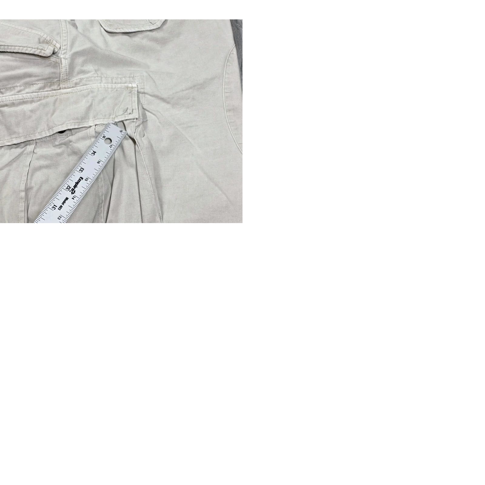Polo Ralph Lauren Polo Ralph Lauren Cargo Shorts Mens 36 Beige Ripstop Drawstring Cargo Pocket Travel Casual Workwear Shorts Size US M / EU 48-50 / 2 - 12 Thumbnail