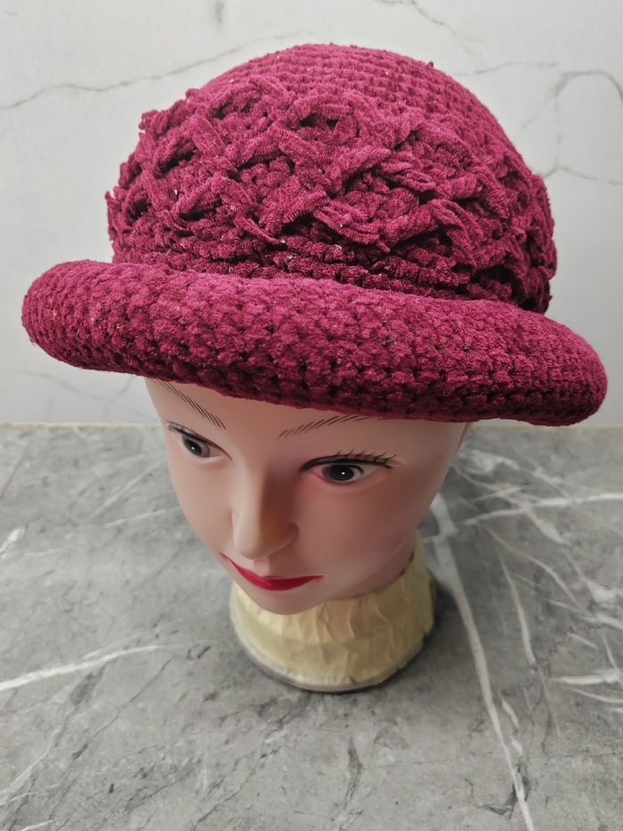 Japanese Brand Vintage Unknown Japanese Handmade Knit Bucket Hat Size ONE SIZE - 2 Thumbnail