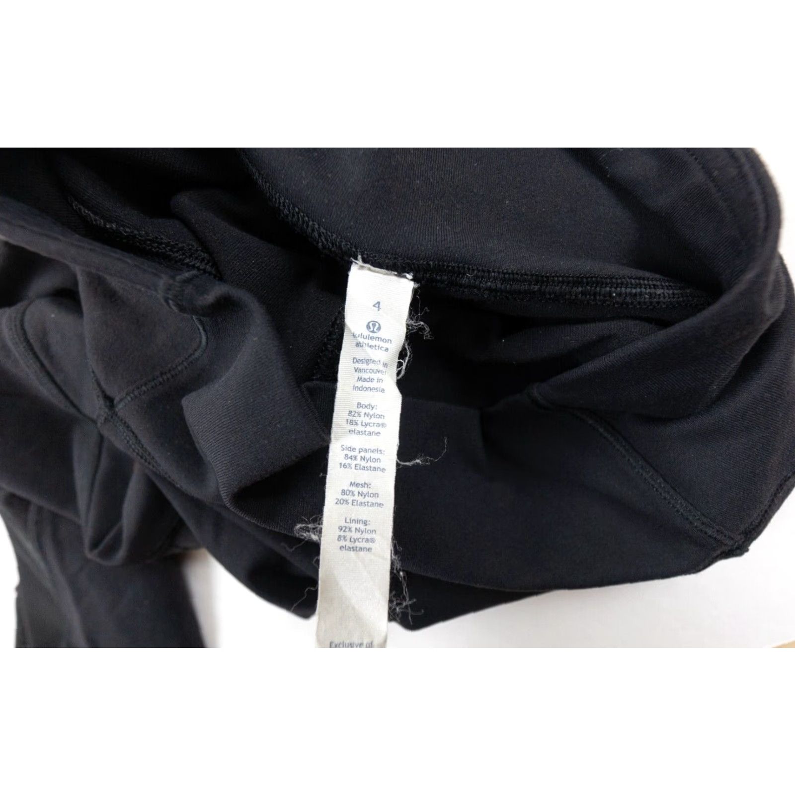Lululemon Lululemon Leggings Womens Size 4 Black Activewear Yoga Gym Compression Leggings Womens Size 27" / US 4 / IT 40 - 6 Thumbnail