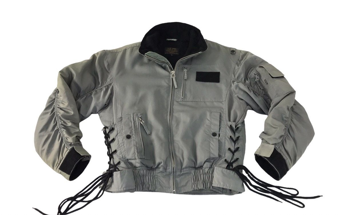 Vintage Kadoya MA1 Biker Bomber Riot Jacket Zipper