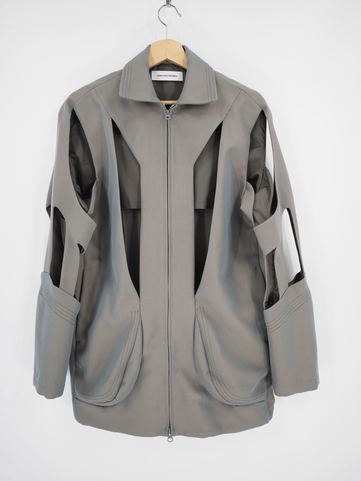 Kiko Kostadinov Sz 44 Kiko Kostadinov Grey Hydra Shell Jacket | Grailed