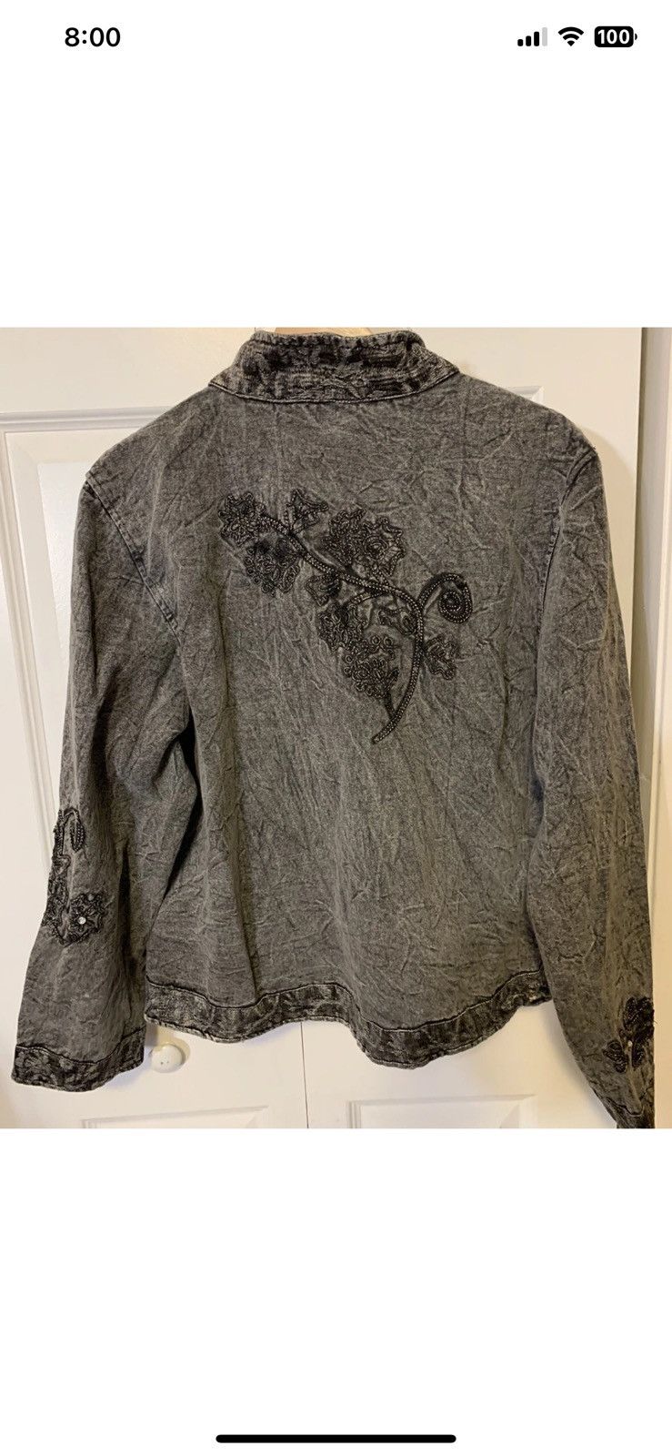 Other Vintage Flashback womens sz XL gray black jacket Size XL / US 12-14 / IT 48-50 - 9 Thumbnail