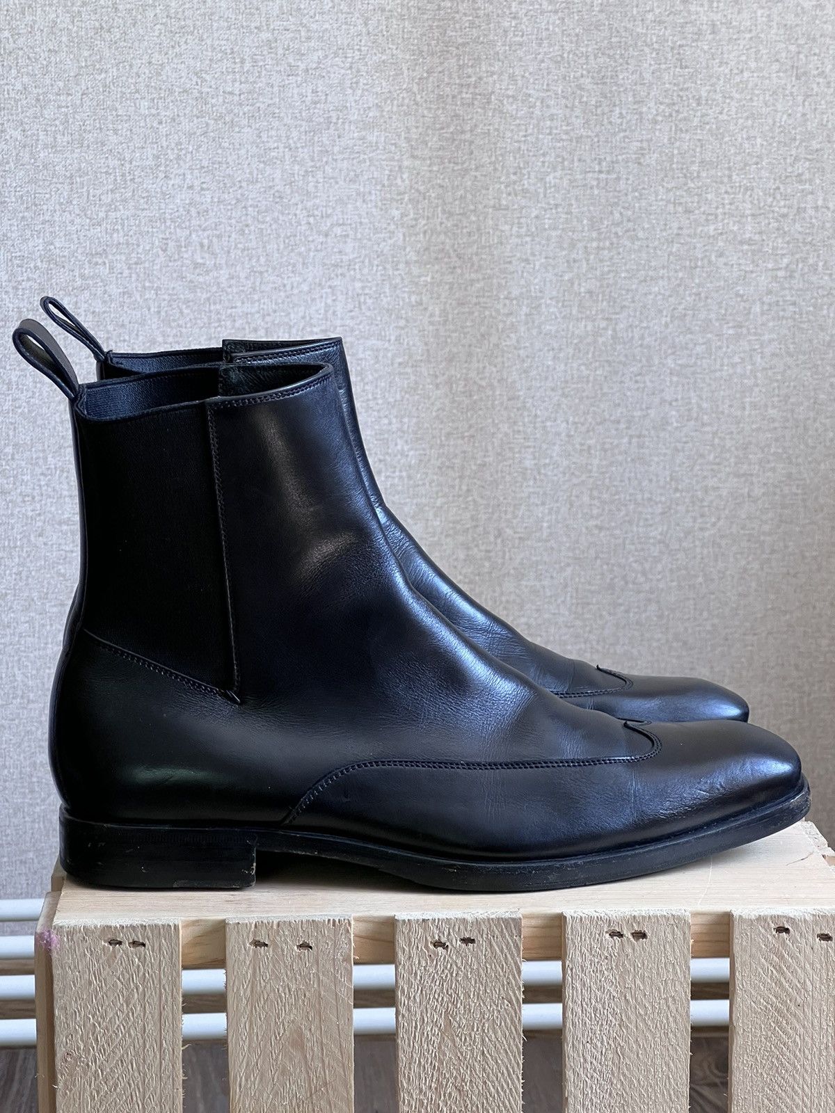 Gucci Gucci Leather Black Chelsea Boots size us 7.5 Size US 7.5 / EU 40-41 - 1 Thumbnail