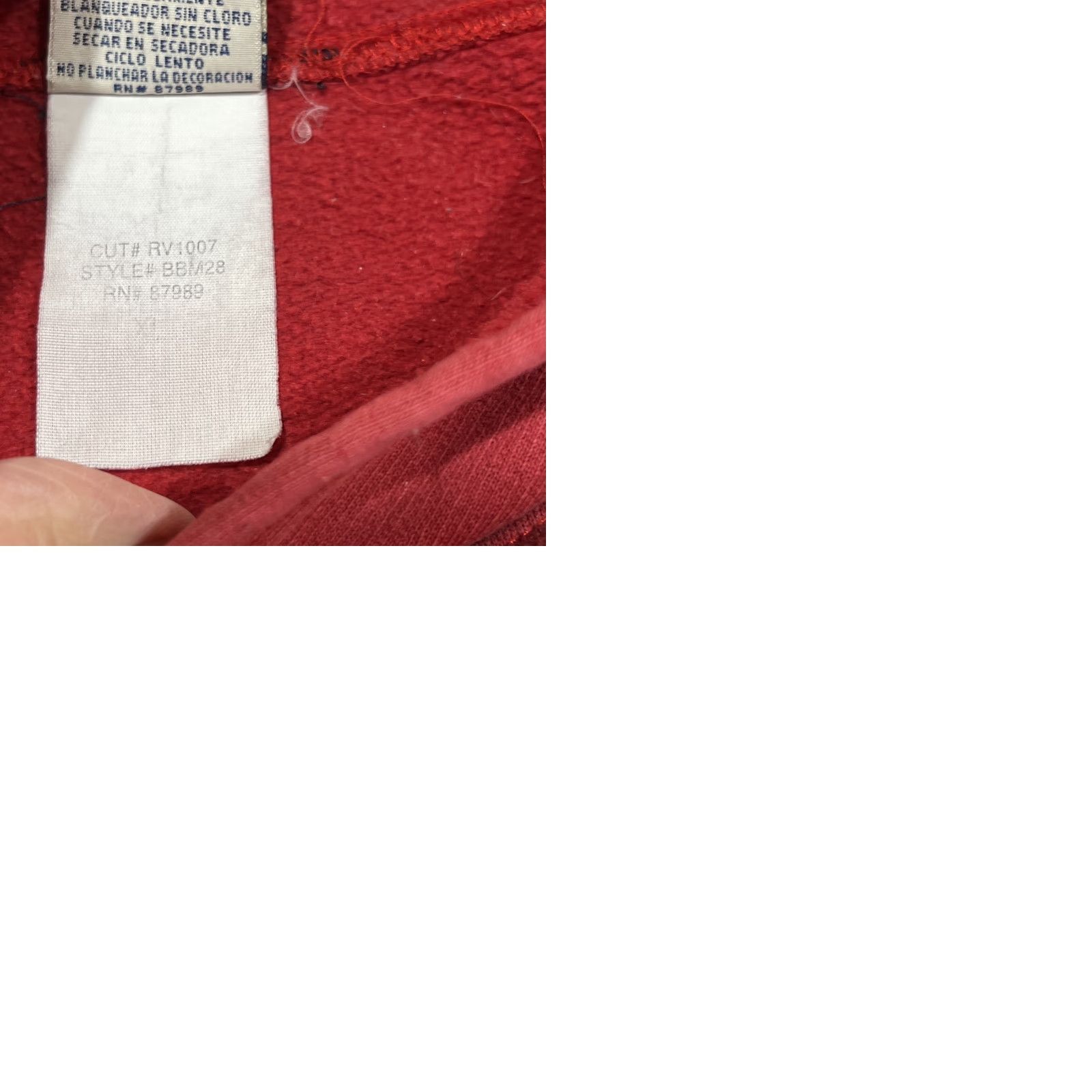 Vintage VINTAGE Ocean Pacific OP Sweat Shirt XL Hood Pocket Red Beach Surf Mens Size US XL / EU 56 / 4 - 12 Thumbnail