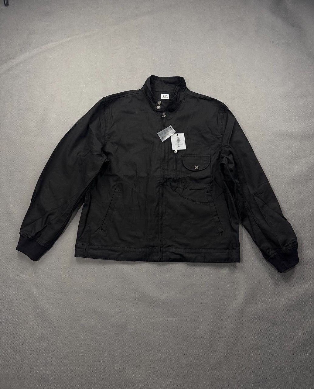 image of C P Company x Vintage C.p Company Beige Lightweight Multipocket Jacket in Black, Men's (Size XL)