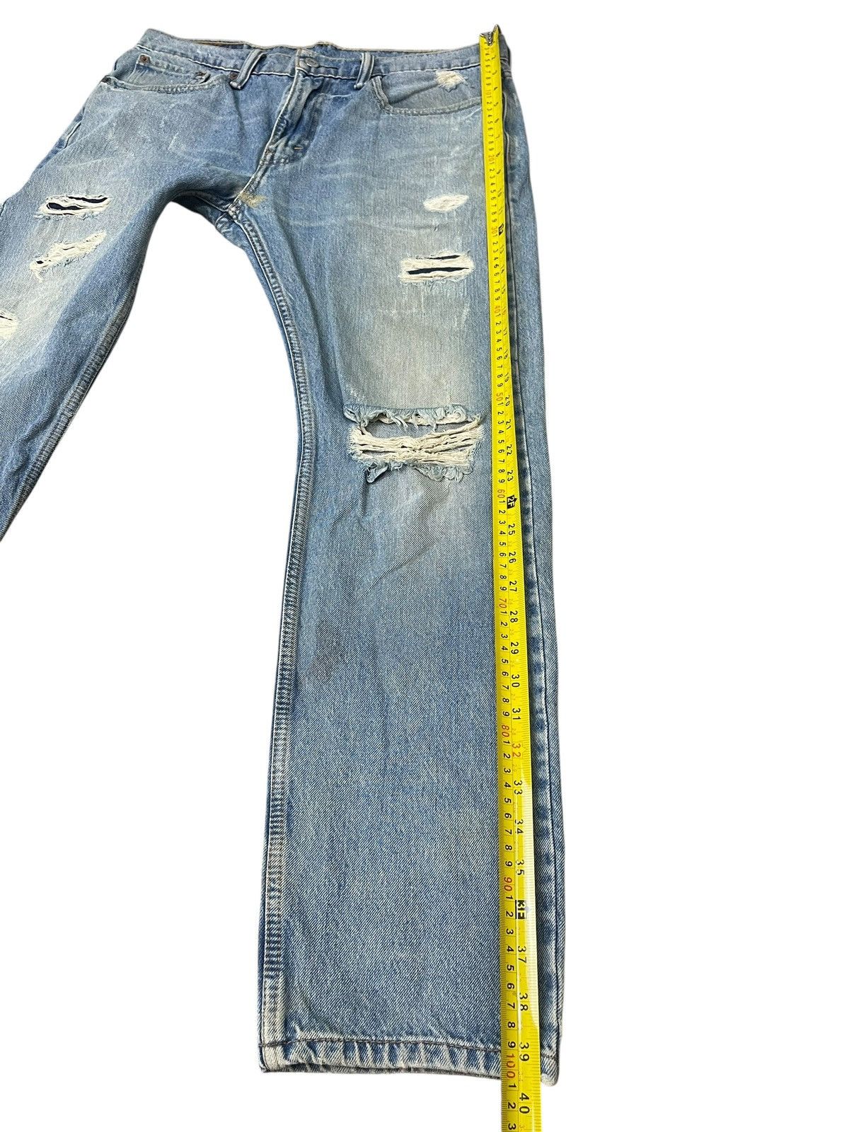 Levi's Vintage Levi’s 502 Distressed Jeans Size US 33 - 10 Thumbnail