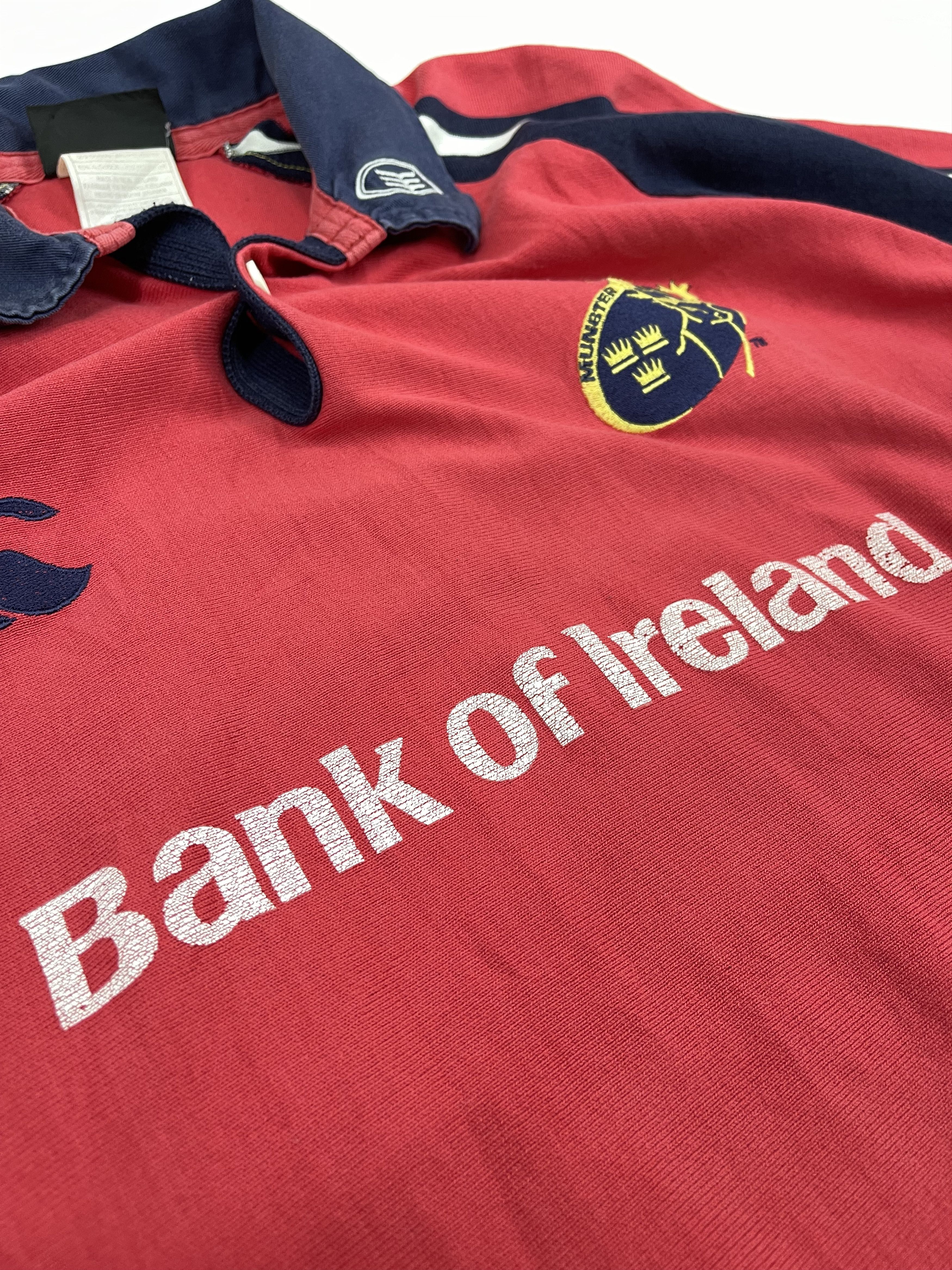 Canterbury of New Zealand 90s Vintage CANTERBURY BANK OF IRELAND Polo Tee #1873/08 Size US XXL / EU 58 / 5 - 3 Thumbnail
