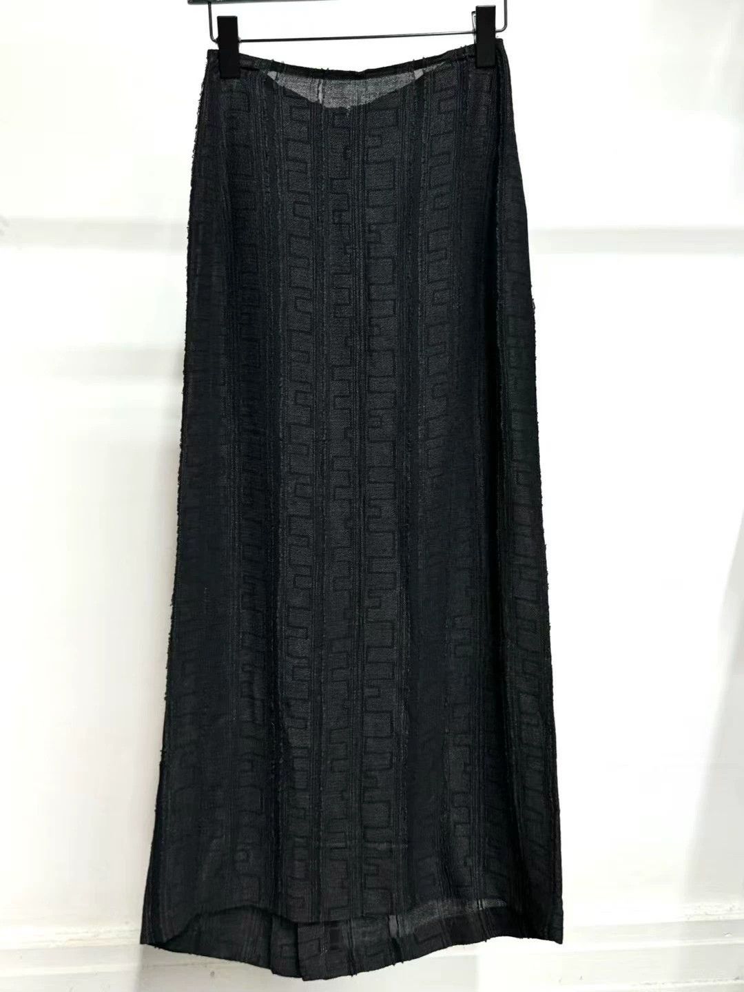 Yohji Yamamoto Yohji Yamamoto 1996ss Rayon Skirt Vintage Geo Details Size 24" / US 00 / IT 34 - 1 Thumbnail
