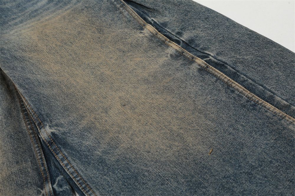 Vintage Men's loose wide-leg street distressed scimitar jeans Size US 32 / EU 48 - 4 Thumbnail
