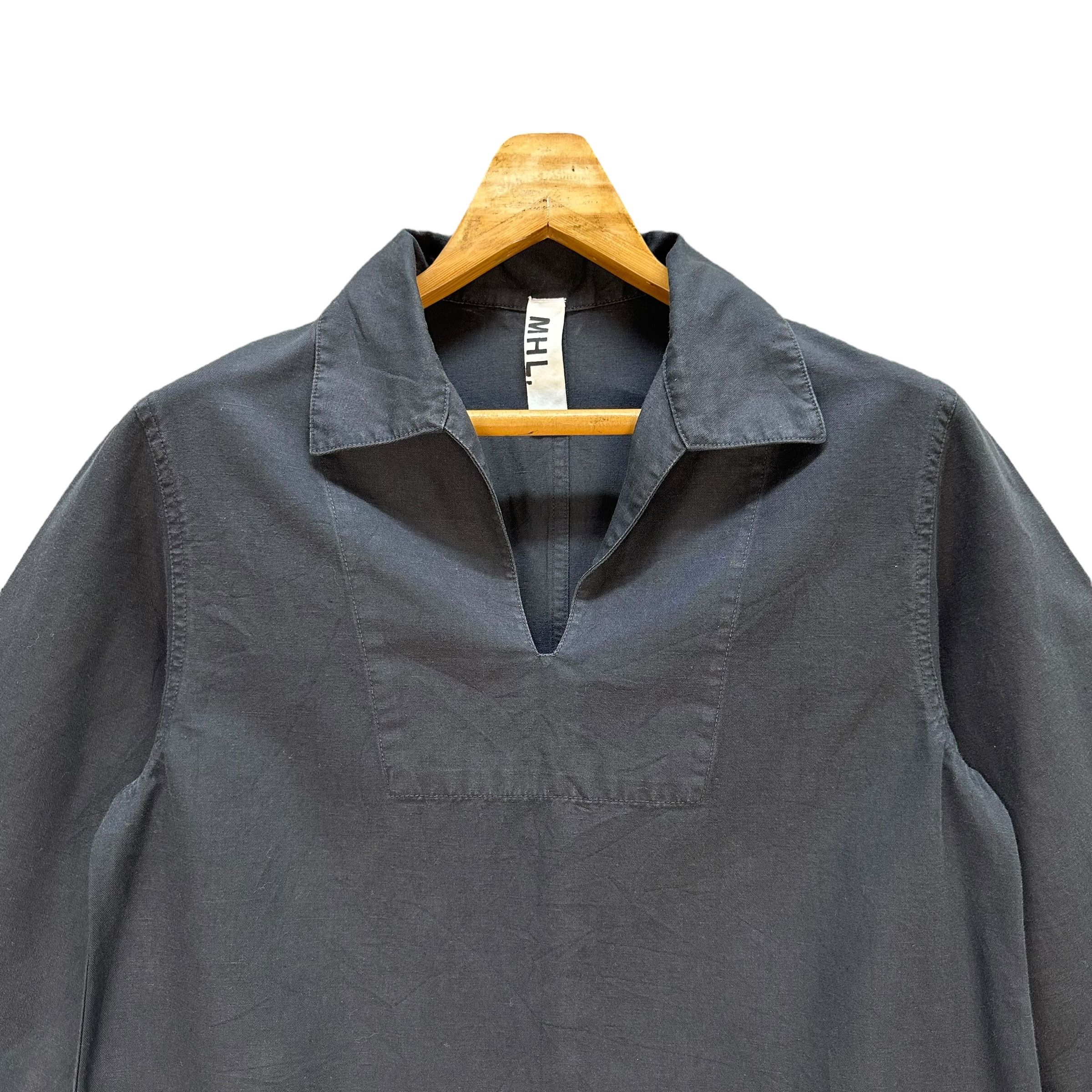 Margaret Howell Margaret Howell Double Pocket Long Collared Shirt #A4-0086 Size US S / EU 44-46 / 1 - 2 Thumbnail