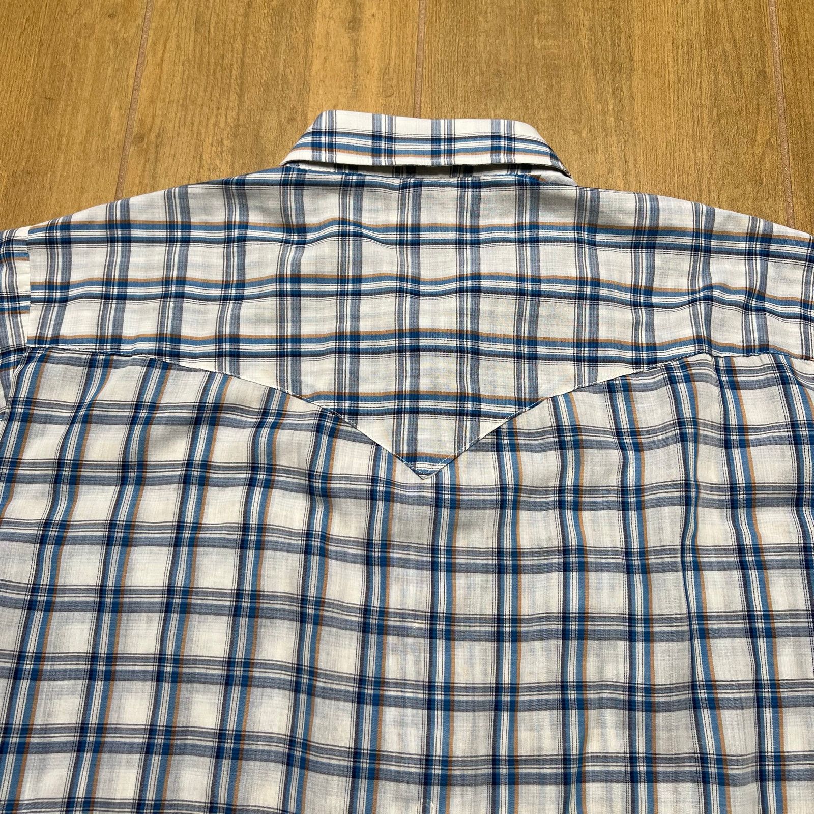 Vintage Vintage Open Range long-sleeve western plaid snap shirt XL Size US XL / EU 56 / 4 - 7 Thumbnail