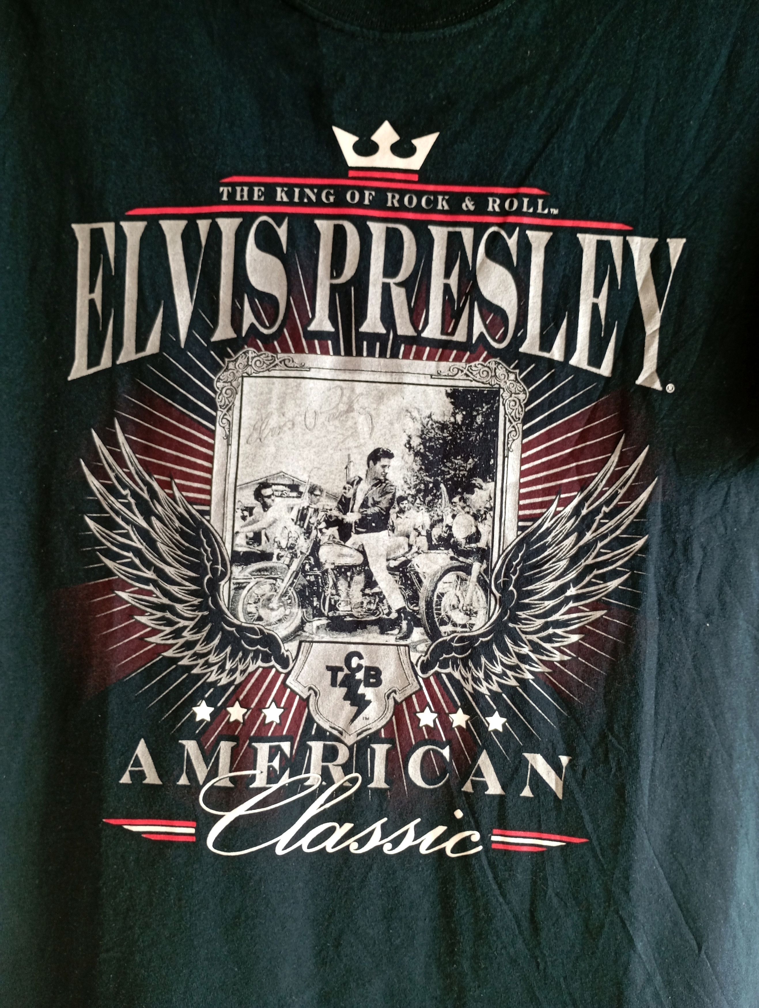 Band Tees Vintage Elvis Presley The King of Rock And Roll Tshirt Size US L / EU 52-54 / 3 - 2 Thumbnail