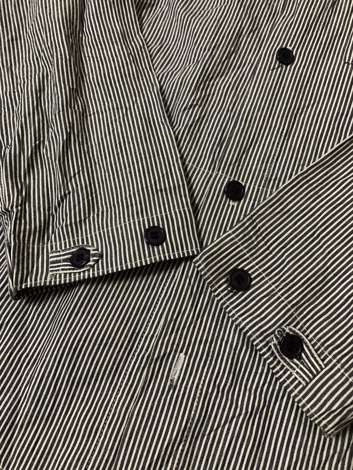 Takeo Kikuchi Vtg Japanese Takeo Kikuchi Hickory Stripe Button Shirt Size US M / EU 48-50 / 2 - 4 Thumbnail