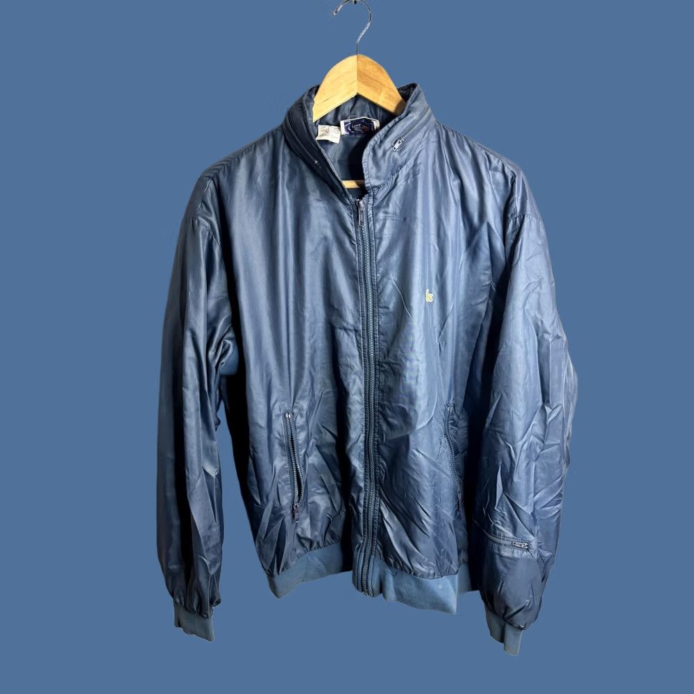 Lacoste Lacoste Jacket Mens XL Blue Nylon Windbreaker Full Zip Logo Casual Size US XL / EU 56 / 4 - 1 Thumbnail