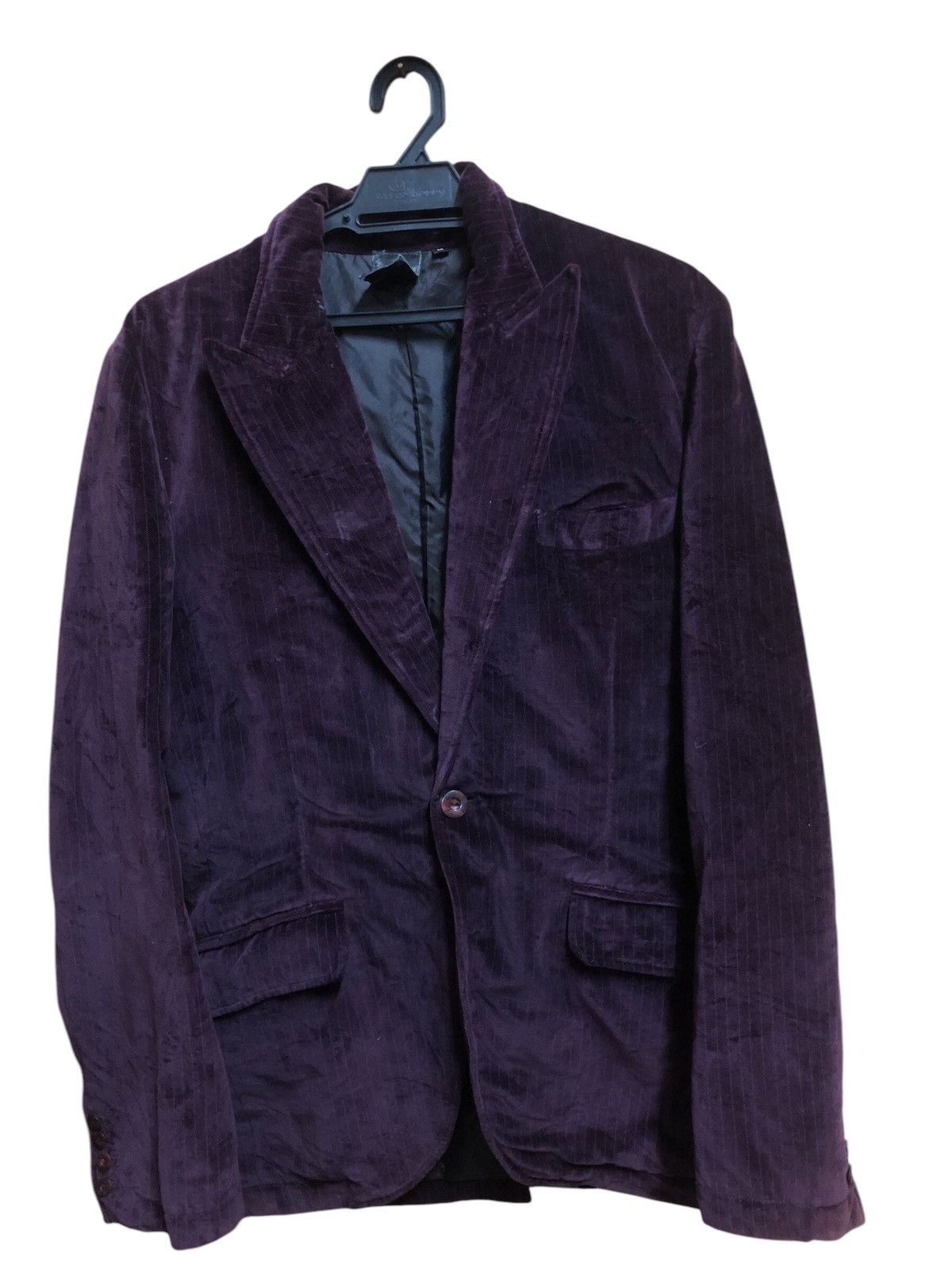 In The Attic × Japanese Brand × Yasuyuki Ishii In the Attic Velvet Sport Blazer Size US M / EU 48-50 / 2 - 1 Thumbnail