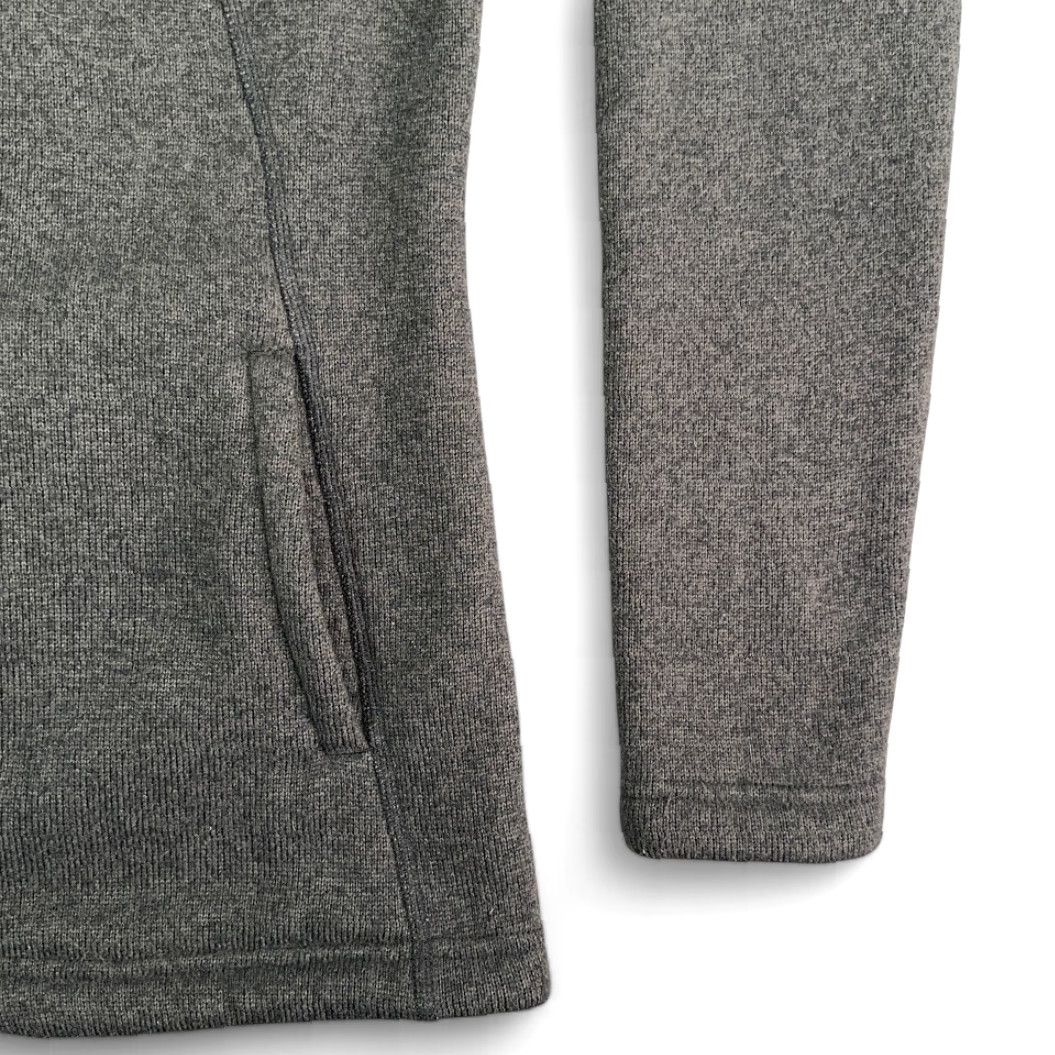 The North Face VINTAGE The North Face Womens Gray Crescent Fleece Hoodie Jacket Small SCREECH? Size S / US 4 / IT 40 - 5 Thumbnail