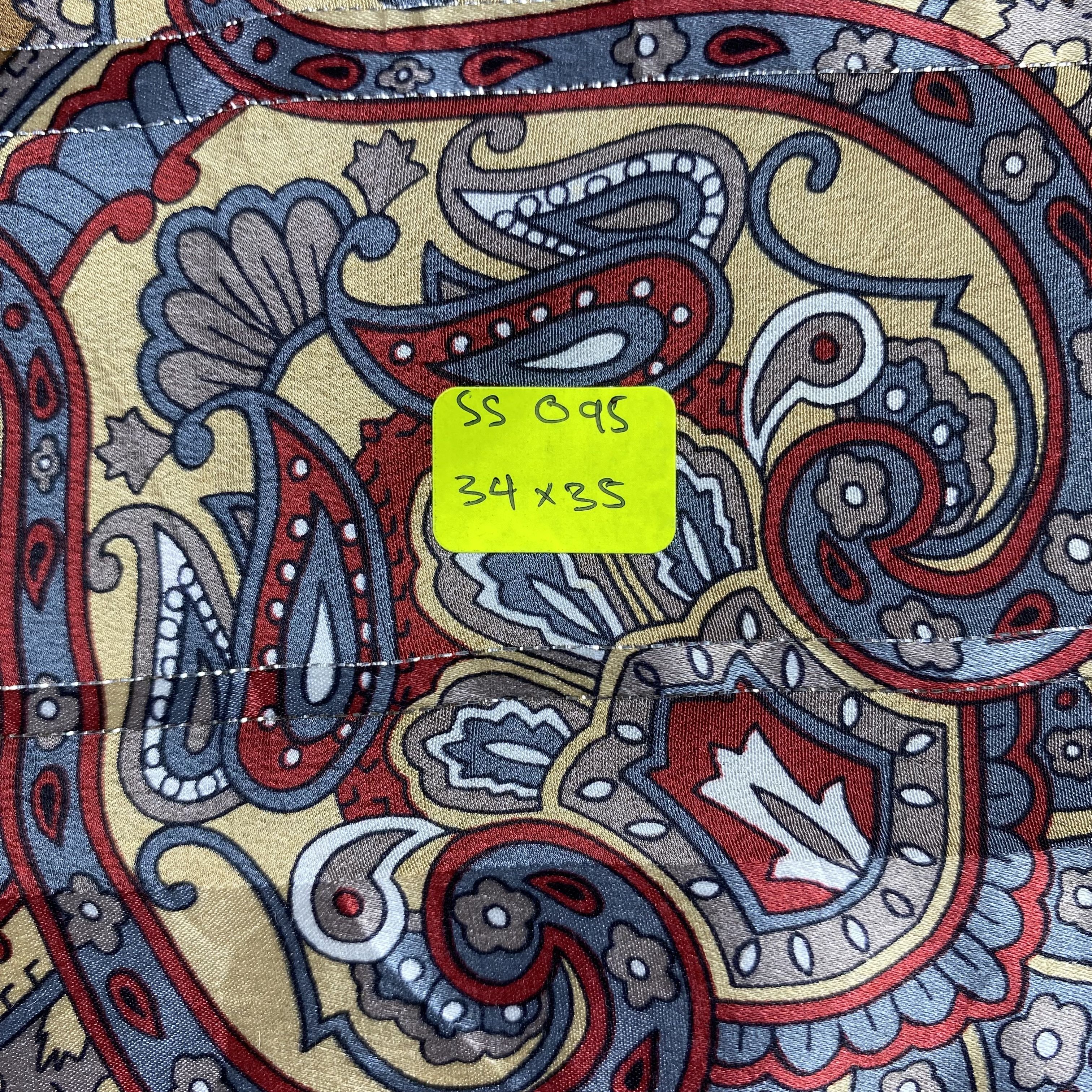 Japanese Brand × Vintage Vintage Paisley Silk Scarf SS095 Size ONE SIZE - 8 Thumbnail