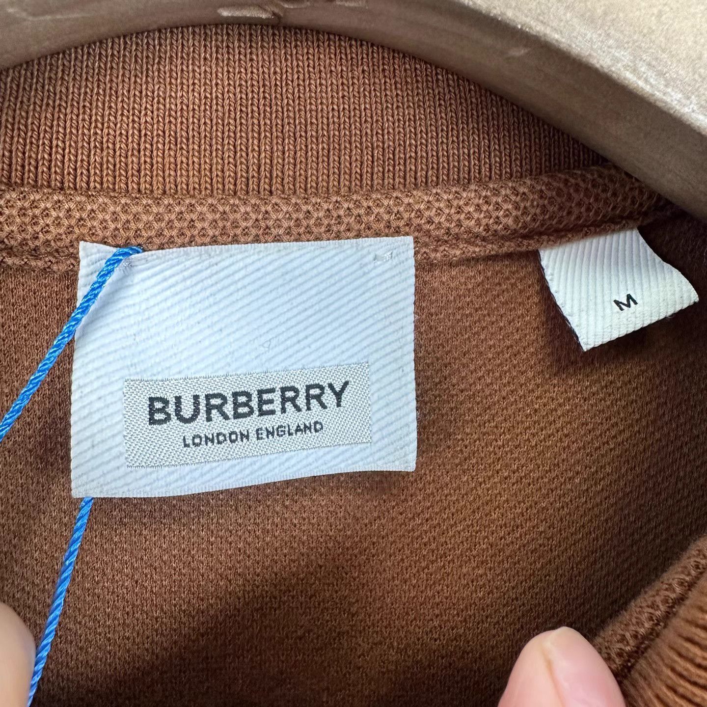 Burberry Burberry Khaki Short Sleeve Polo Shirt K12 Size US M / EU 48-50 / 2 - 4 Thumbnail