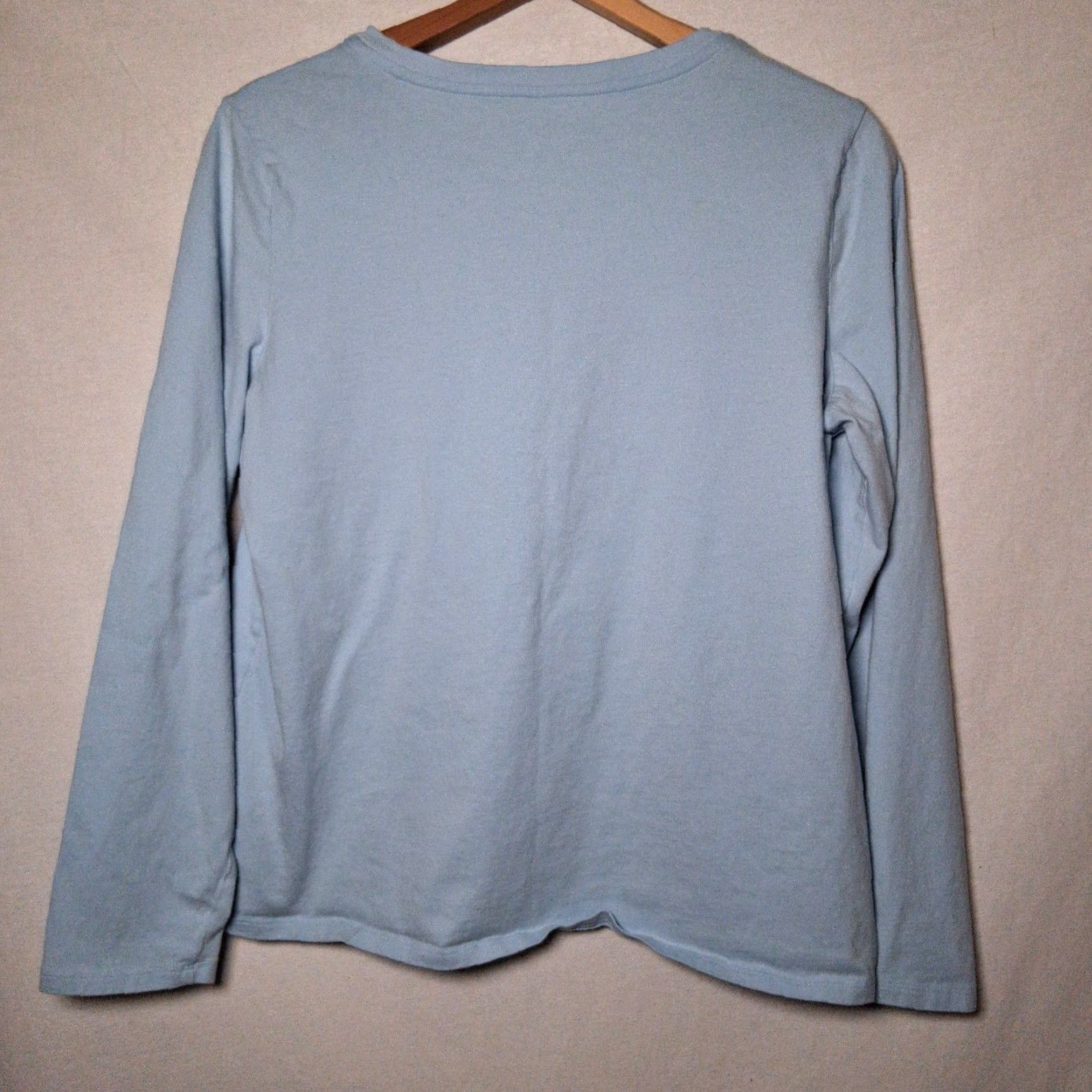 Vintage VINTAGE LL Bean Shirt Women Medium Blue Long Slv Vacationland Maine Owl Camping Camp Size M / US 6-8 / IT 42-44 - 3 Thumbnail