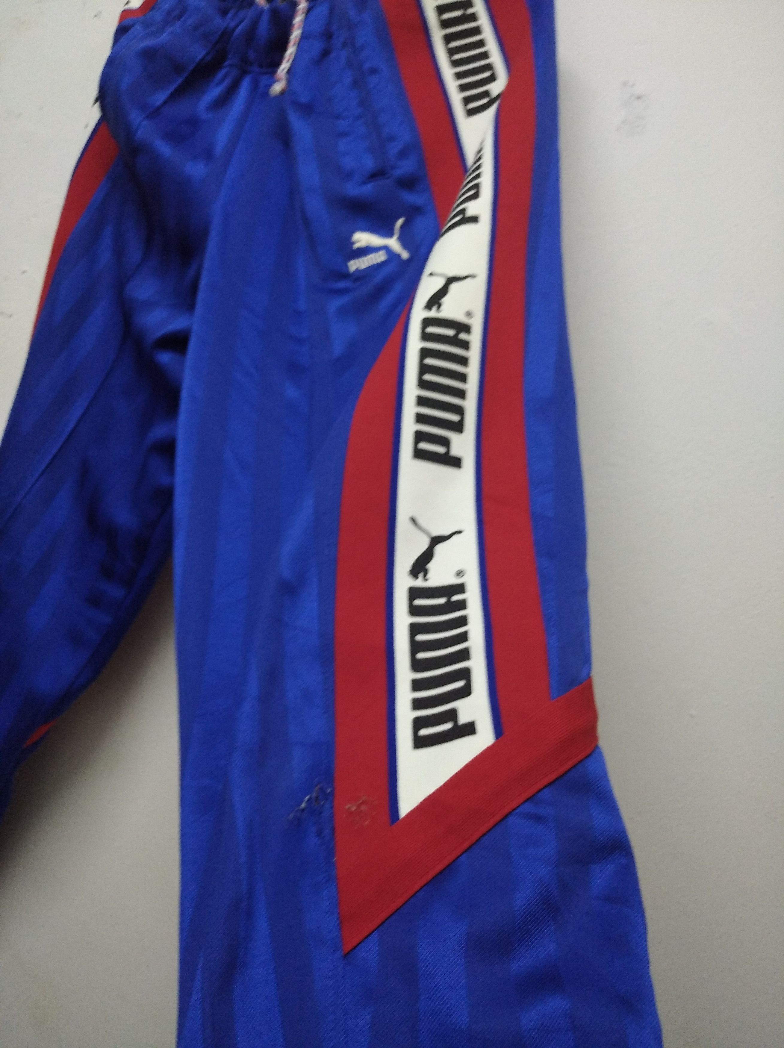 Puma × Vintage Vintage 90's Puma Sidetape logo track pant Size US 34 / EU 50 - 13 Thumbnail