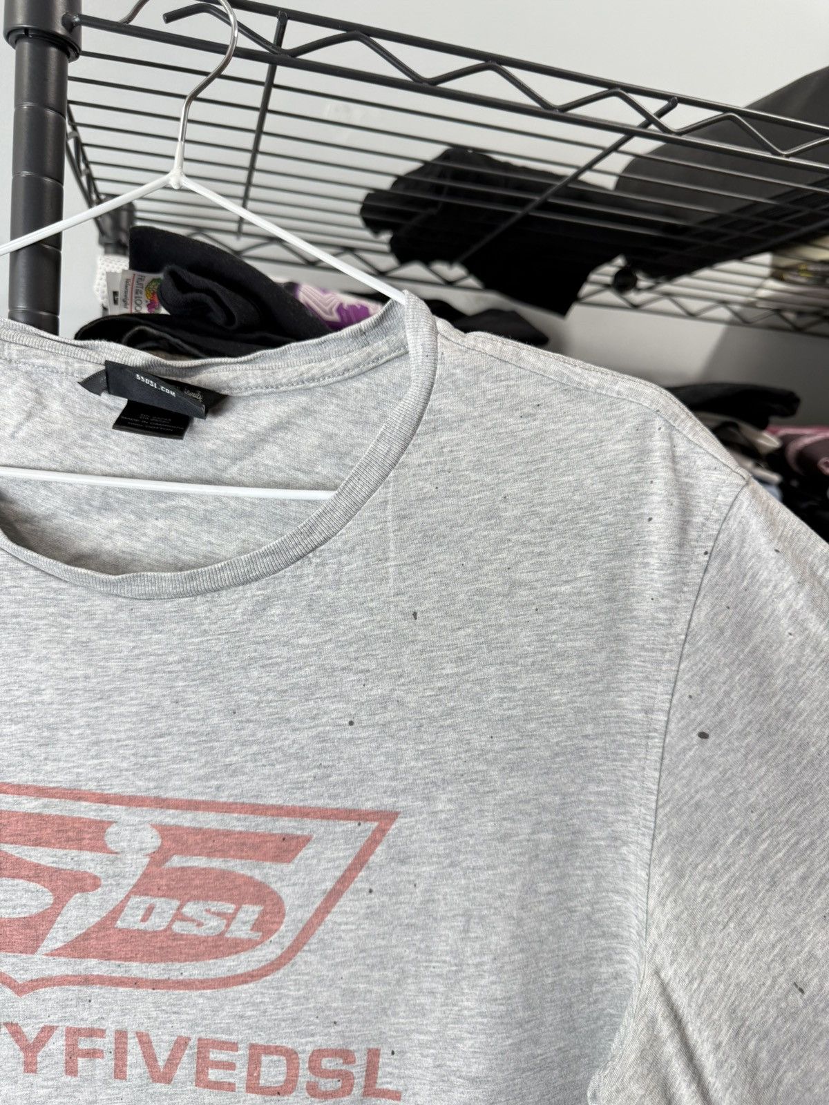 55DSL Vintage 55DSL Distressed Diesel T Shirt Size US L / EU 52-54 / 3 - 5 Thumbnail