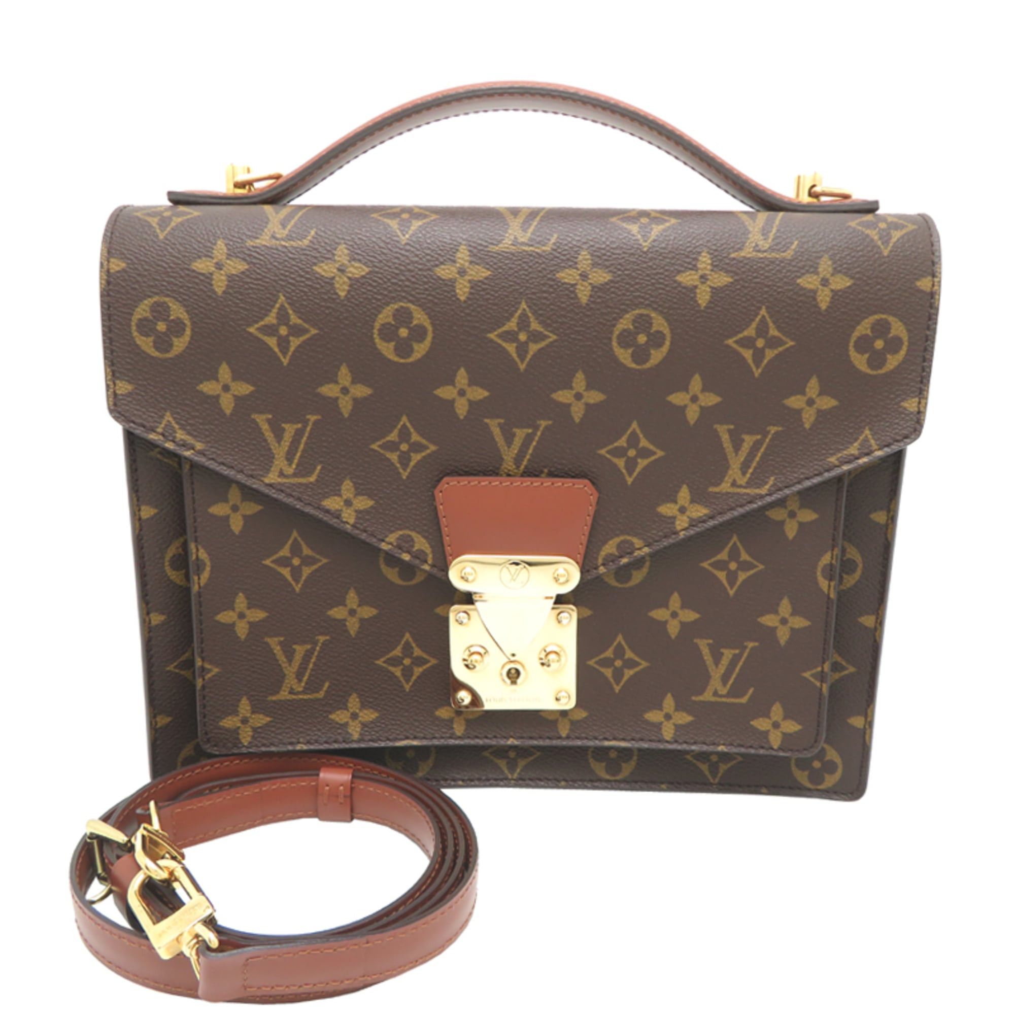 Louis Vuitton Louis Vuitton Monceau 26 Women's/Men's Handbag M51187 (Discontinued) Monogram Brown Size ONE SIZE - 1 Thumbnail