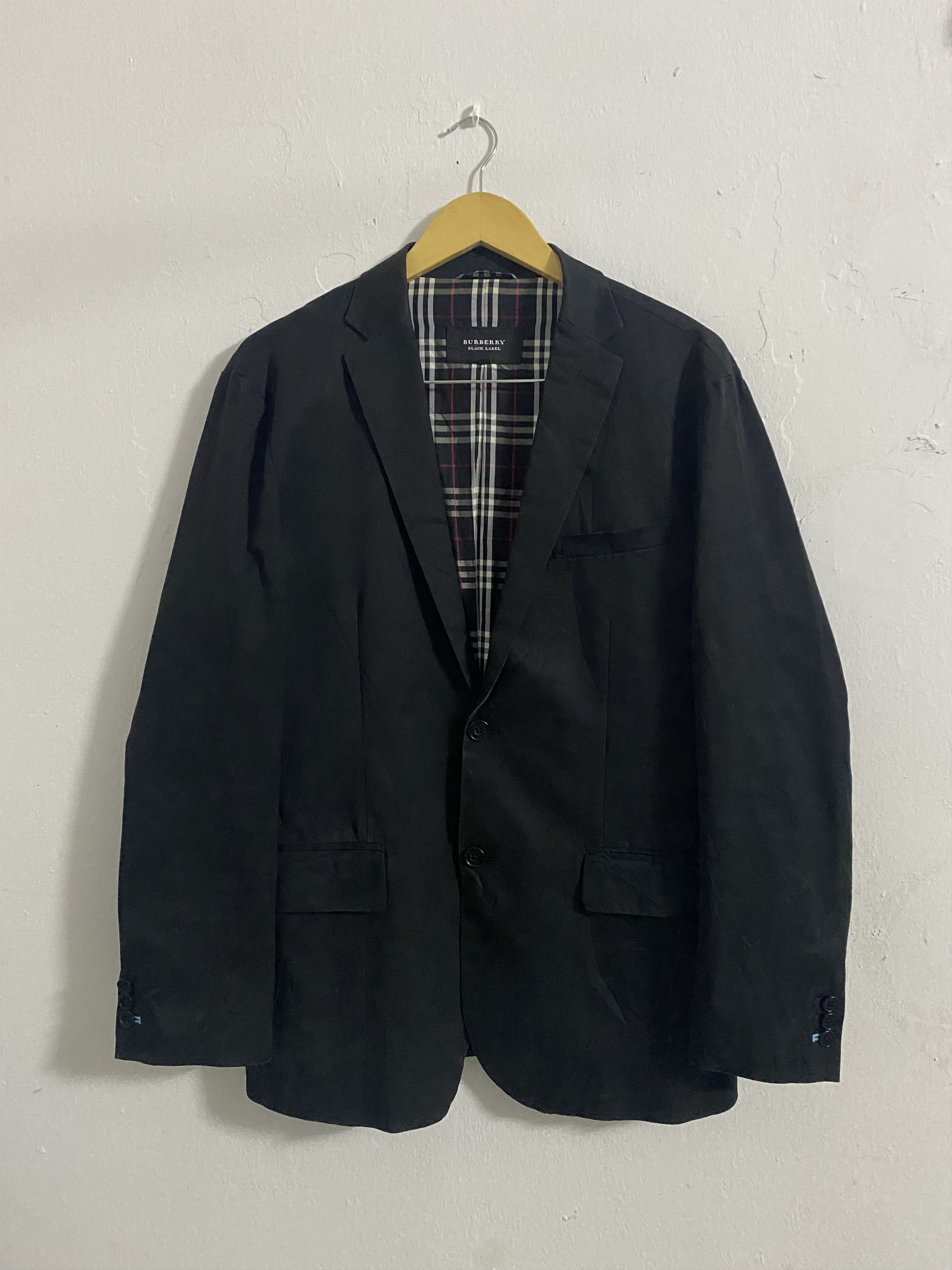 Burberry Black Label Faded Novacheck Coat Blazer