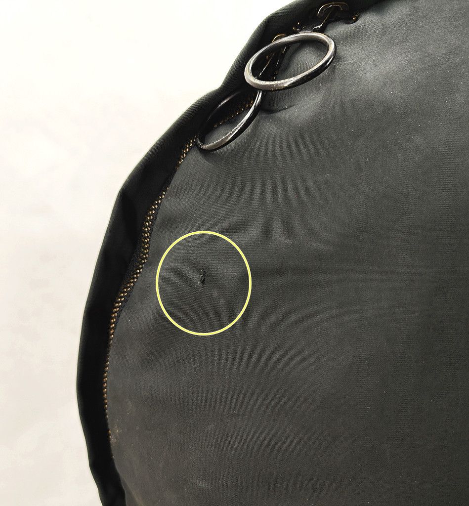 Off-White OFF WHITE distressed illusion logo black backpack Size ONE SIZE - 8 Thumbnail