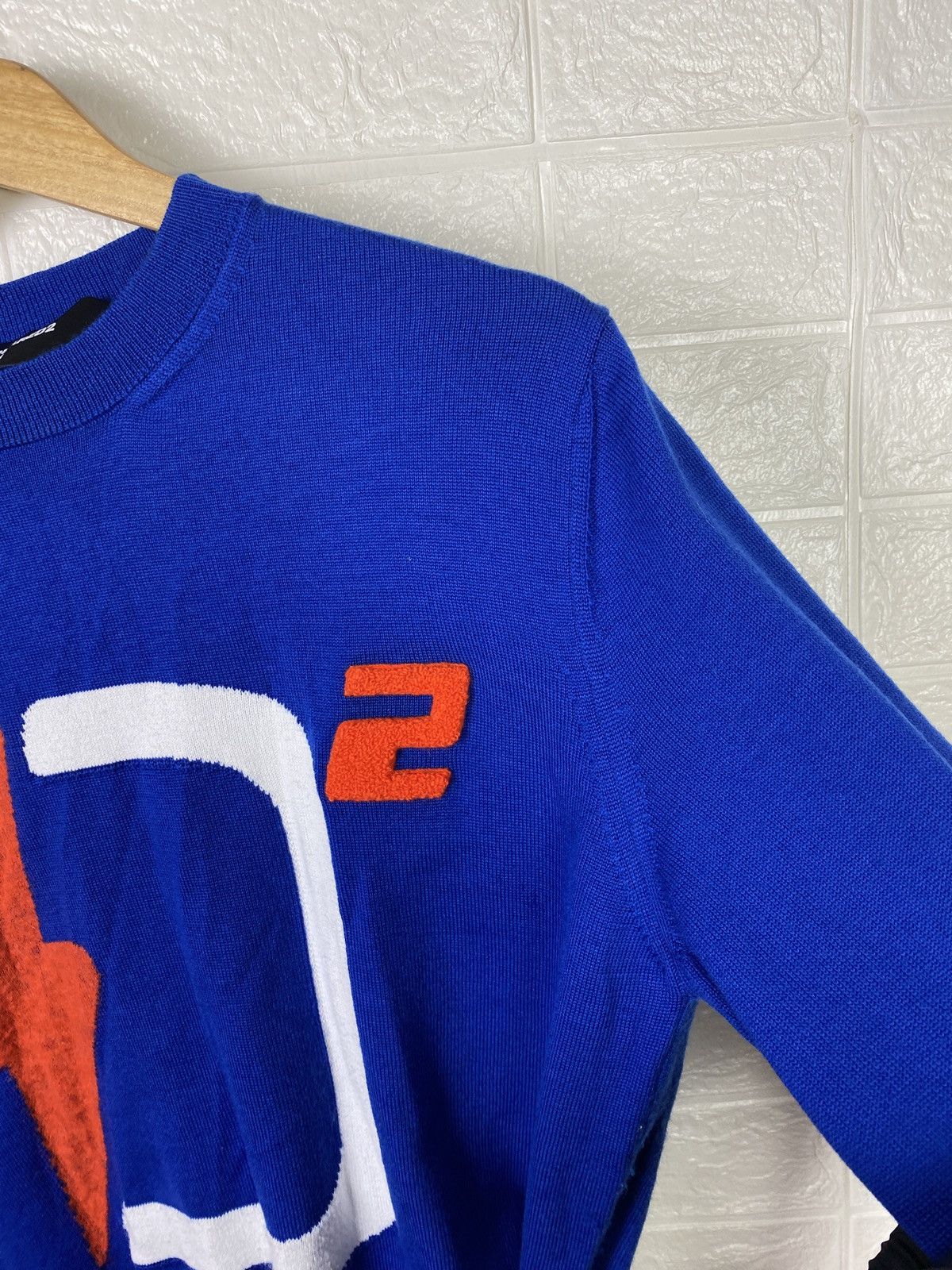 Dsquared2 DSQUARED2 SWEATER Logo big d2 blue Size M Size US M / EU 48-50 / 2 - 7 Thumbnail