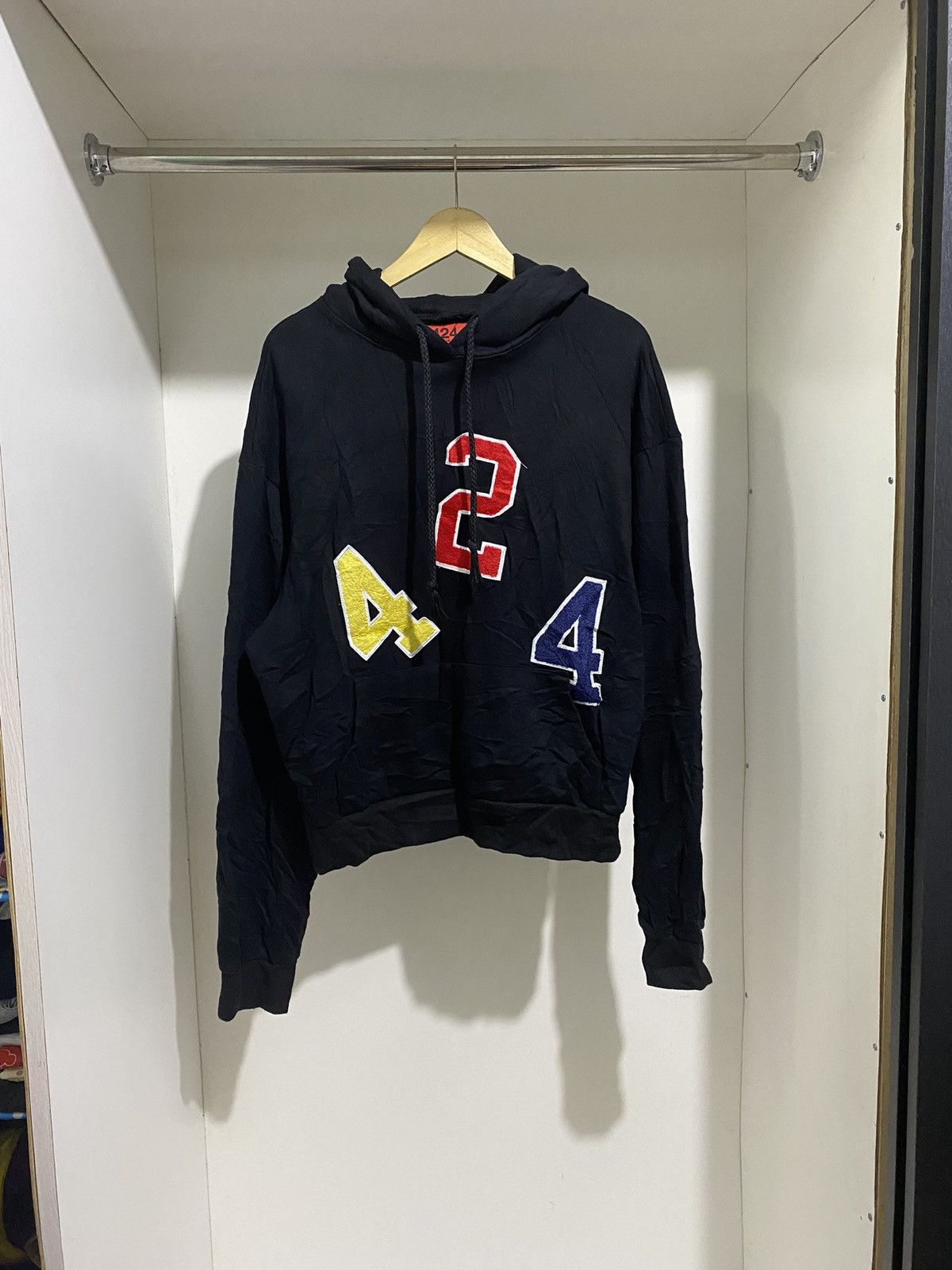 424 424 on fairfax black ransom note hoodie Size US M / EU 48-50 / 2 - 1 Thumbnail