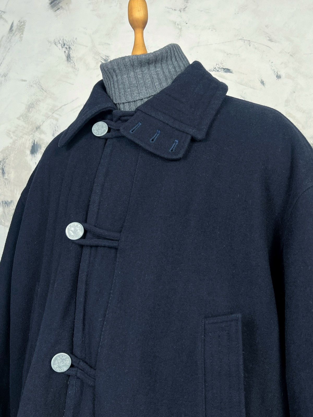 Armani Vintage Armani Wool Coat Jacket Size 52 XL - XXL Size US XL / EU 56 / 4 - 5 Thumbnail