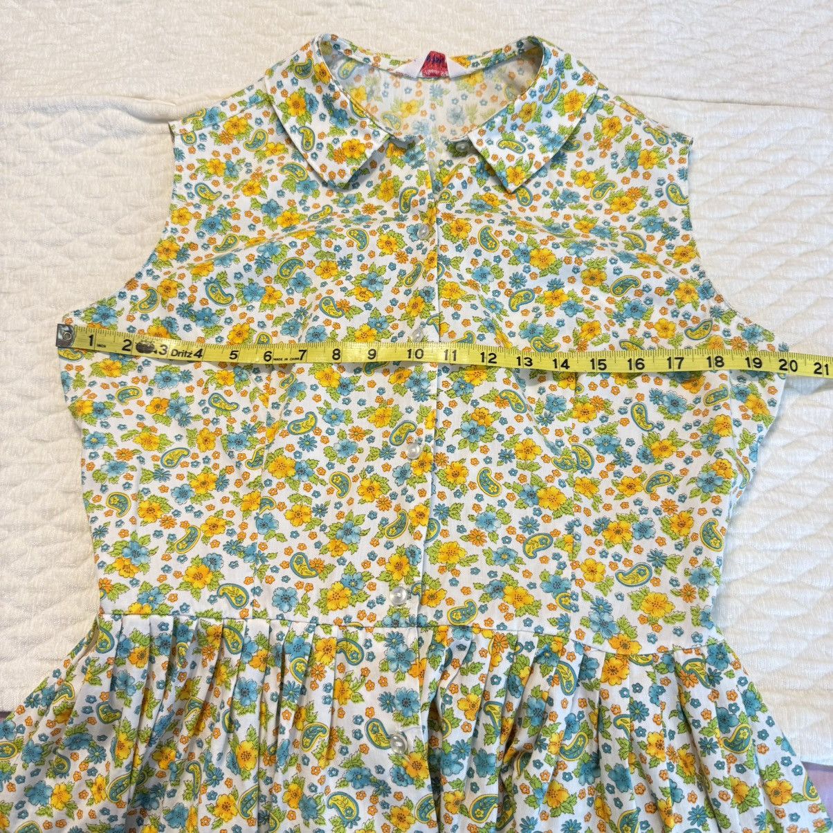 Other VTG 60s Floral Paisley Dress Sz 18 (Modern Large) Size L / US 10 / IT 46 - 8 Thumbnail