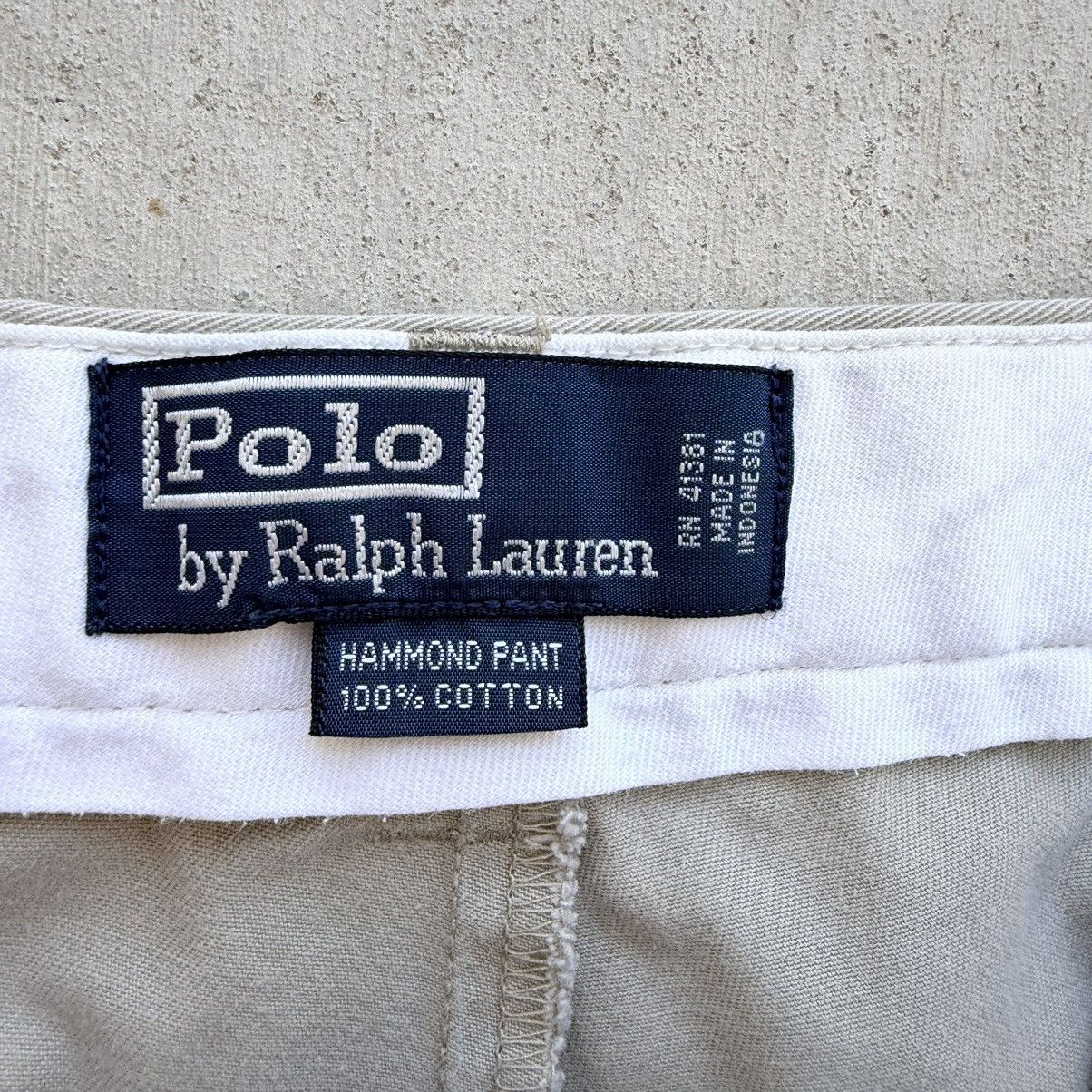 Polo Ralph Lauren Vintage Polo Ralph Lauren Hammond Chino Pants Pleated 36x30 Size US 36 / EU 52 - 3 Thumbnail