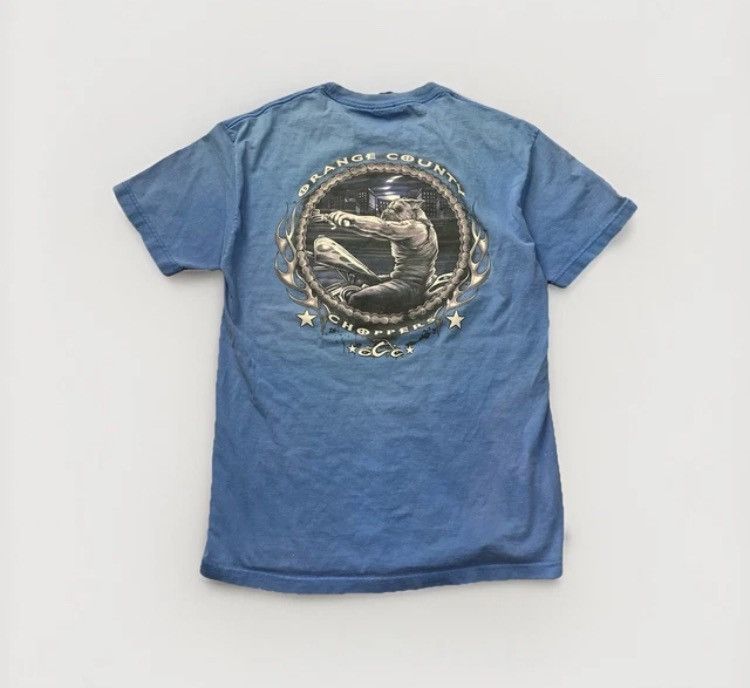 Harley Davidson × Vintage Y2K Orange County Choppers Bull Dog Tee Shirt Size US L / EU 52-54 / 3 - 1 Thumbnail