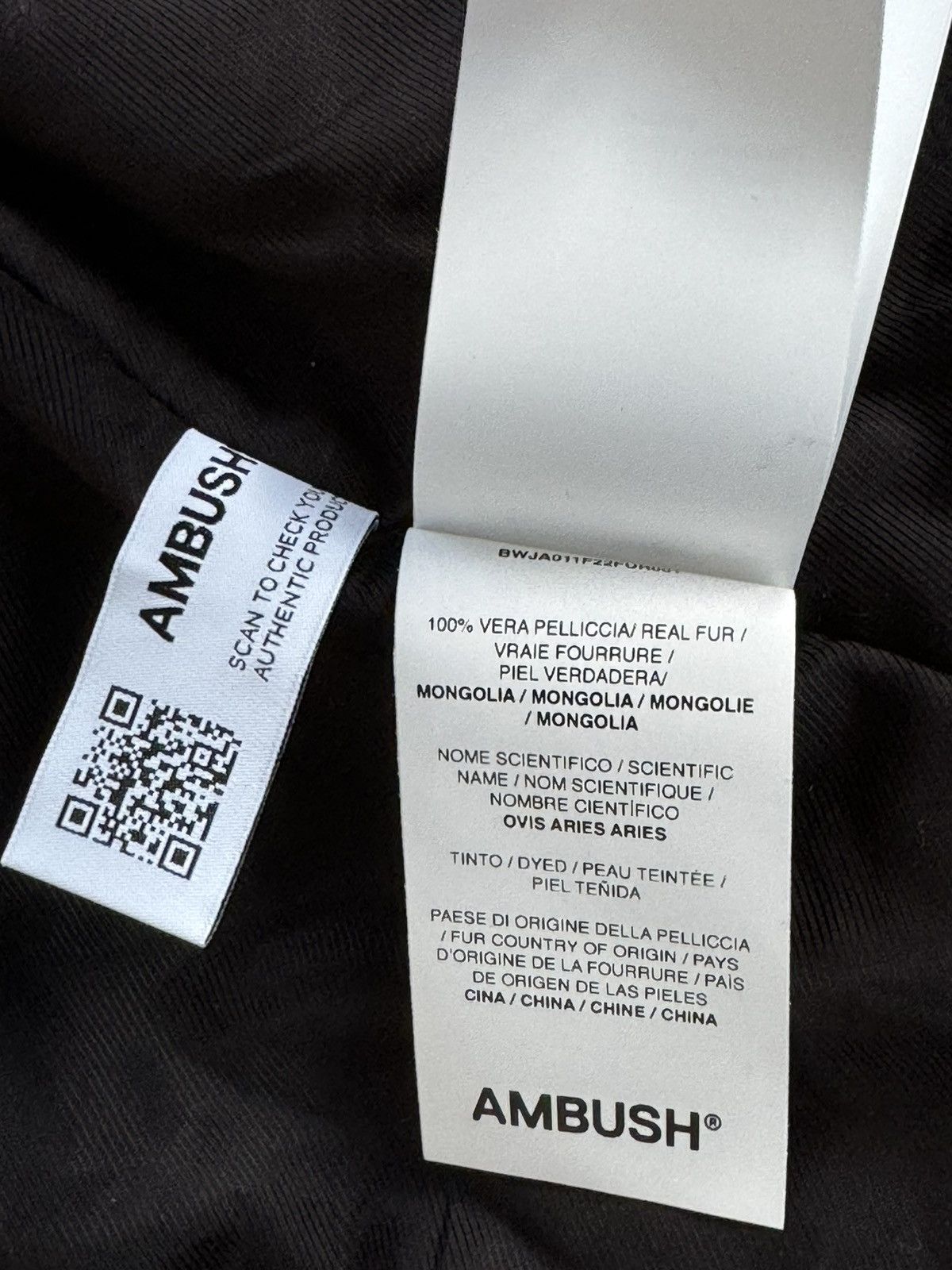 Ambush Design New Ambush shearling mongolian leather coat, size M Size M / US 6-8 / IT 42-44 - 12 Thumbnail