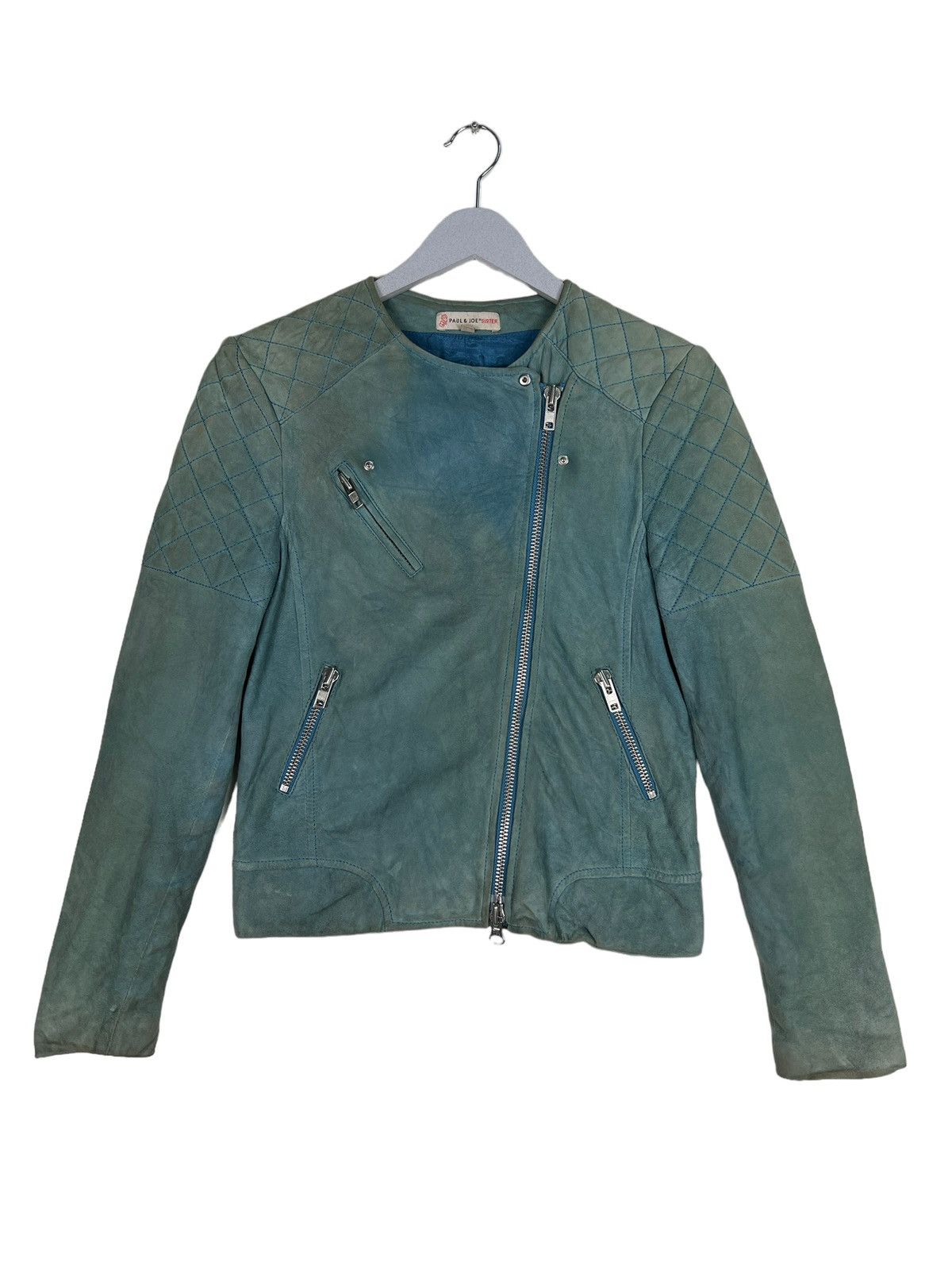 Paul & Joe 🔥 PAUL & JOE LEATHER MOTO JACKET Size XS / US 0-2 / IT 36-38 - 9 Thumbnail